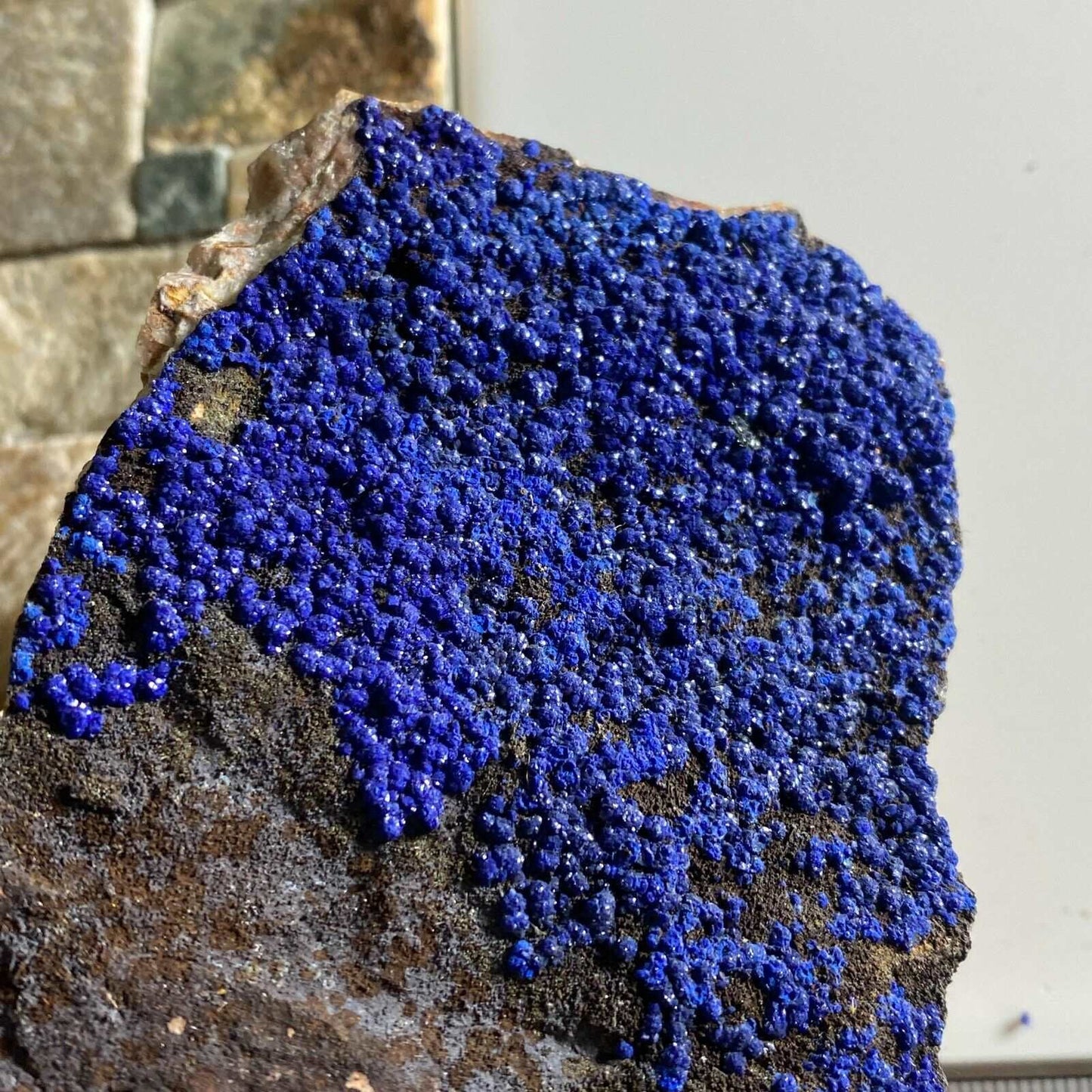 AZURITE ON MATRIX FROM MOROCCO 432g MF3959