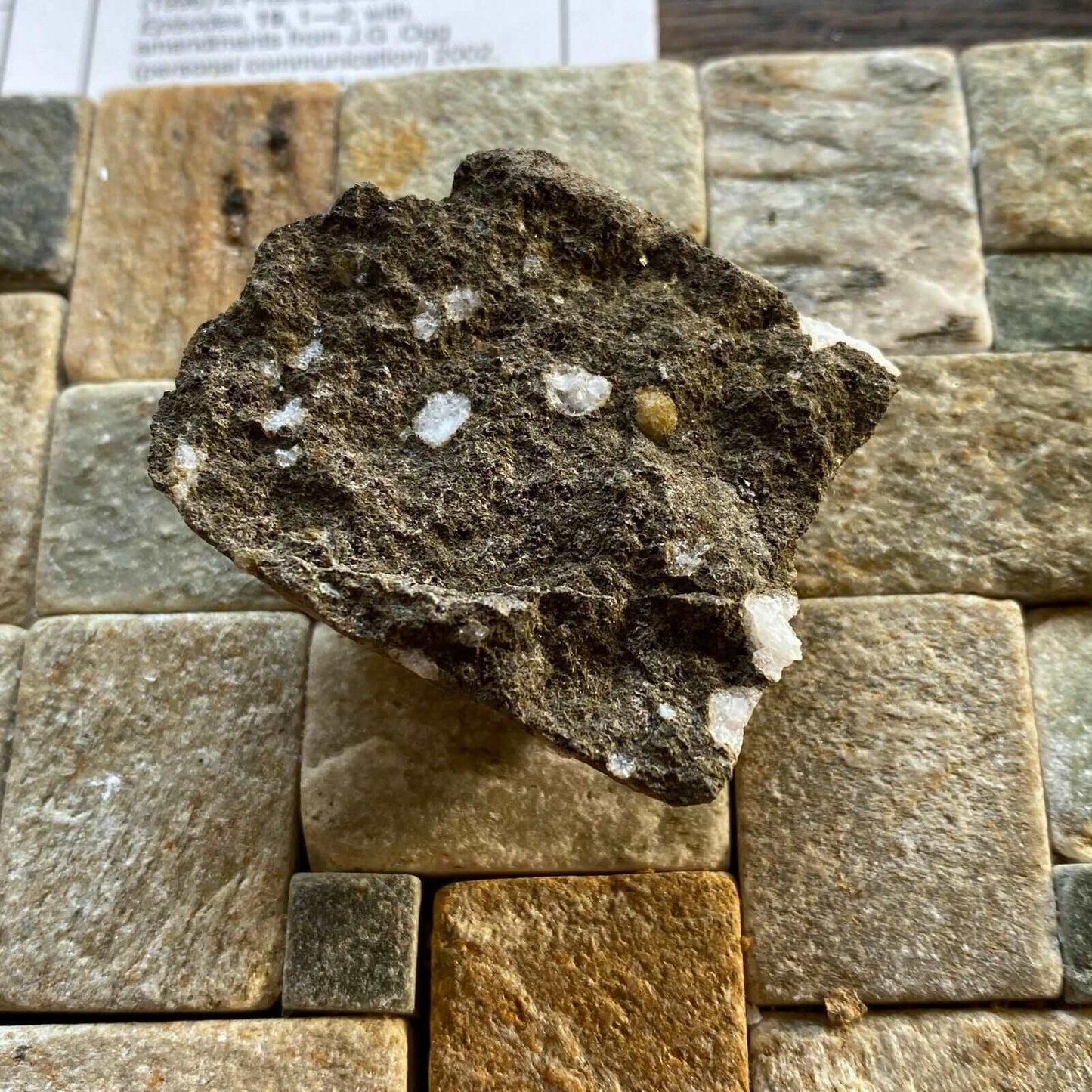 APOTHYLITE & THOMSONITE ON MATRIX FROM SCOTLAND MF181