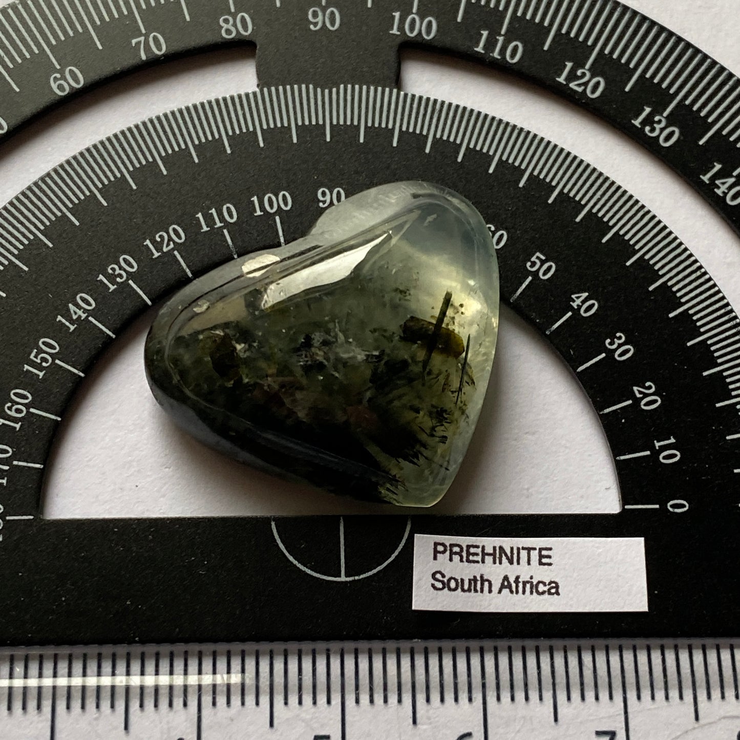 PREHNITE NATURAL LARGE IMPRESSIVE GEMSTONE - SOUTH AFRICA 46.41Ct MFG5355