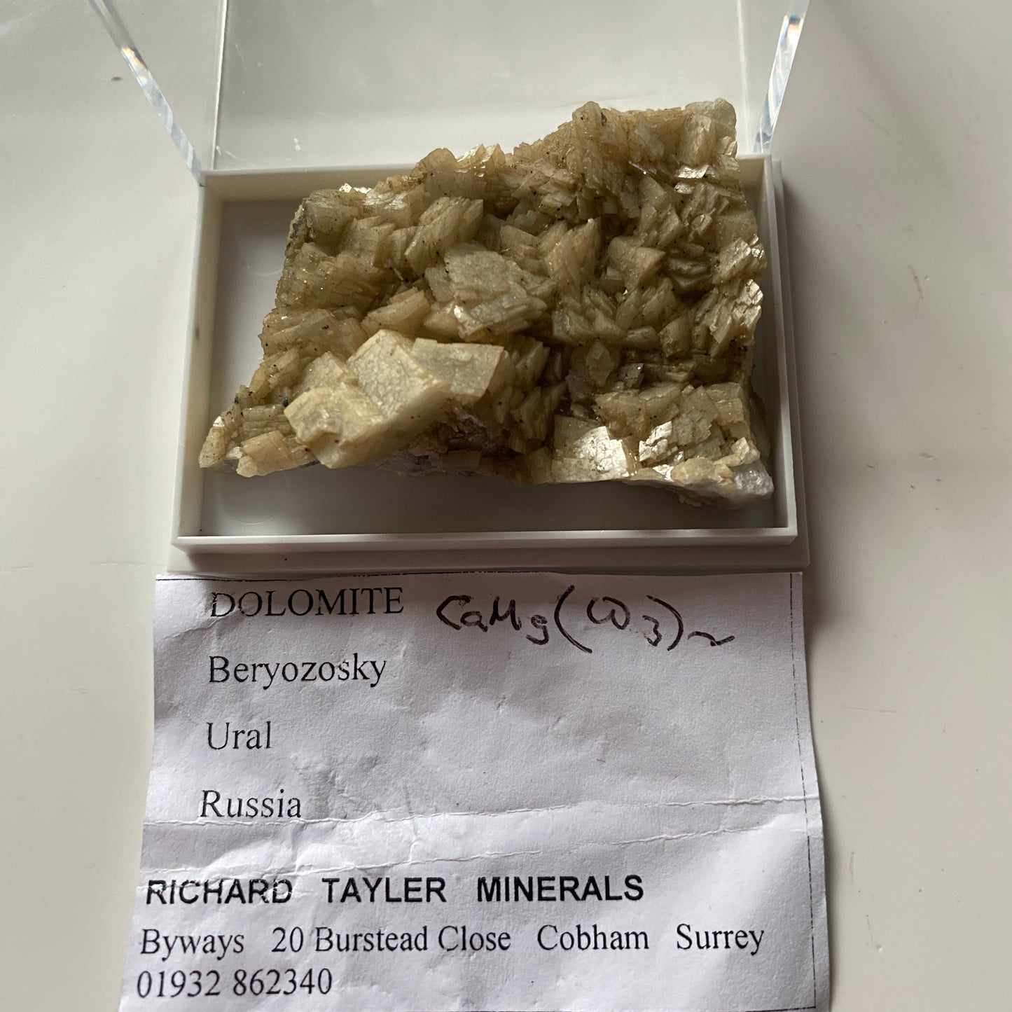 DOLOMITE FROM THE URAL MOUNTAINS, RUSSIA 25g MF4431