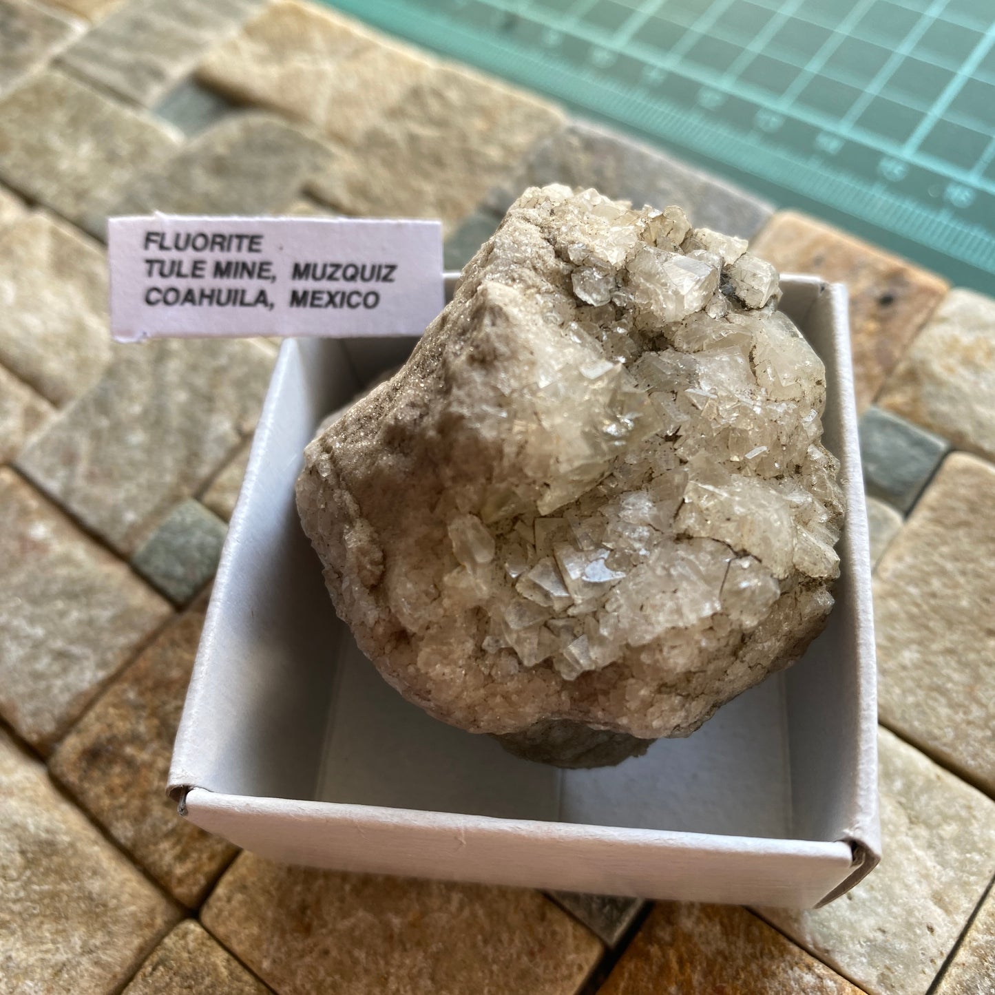 FLUORITE FROM TULE MINE, MEXICO 100g MF2021