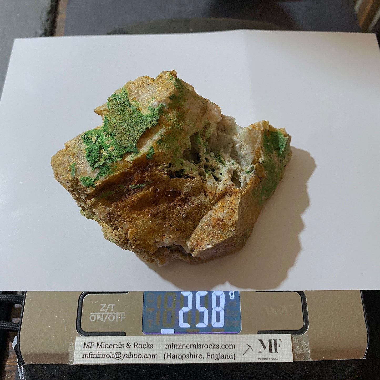 BAYLDONITE : DUCKETTS SHAFT, PENBERTHY CROFT MINE, ST HILARY, CORNWALL 258g MF1571