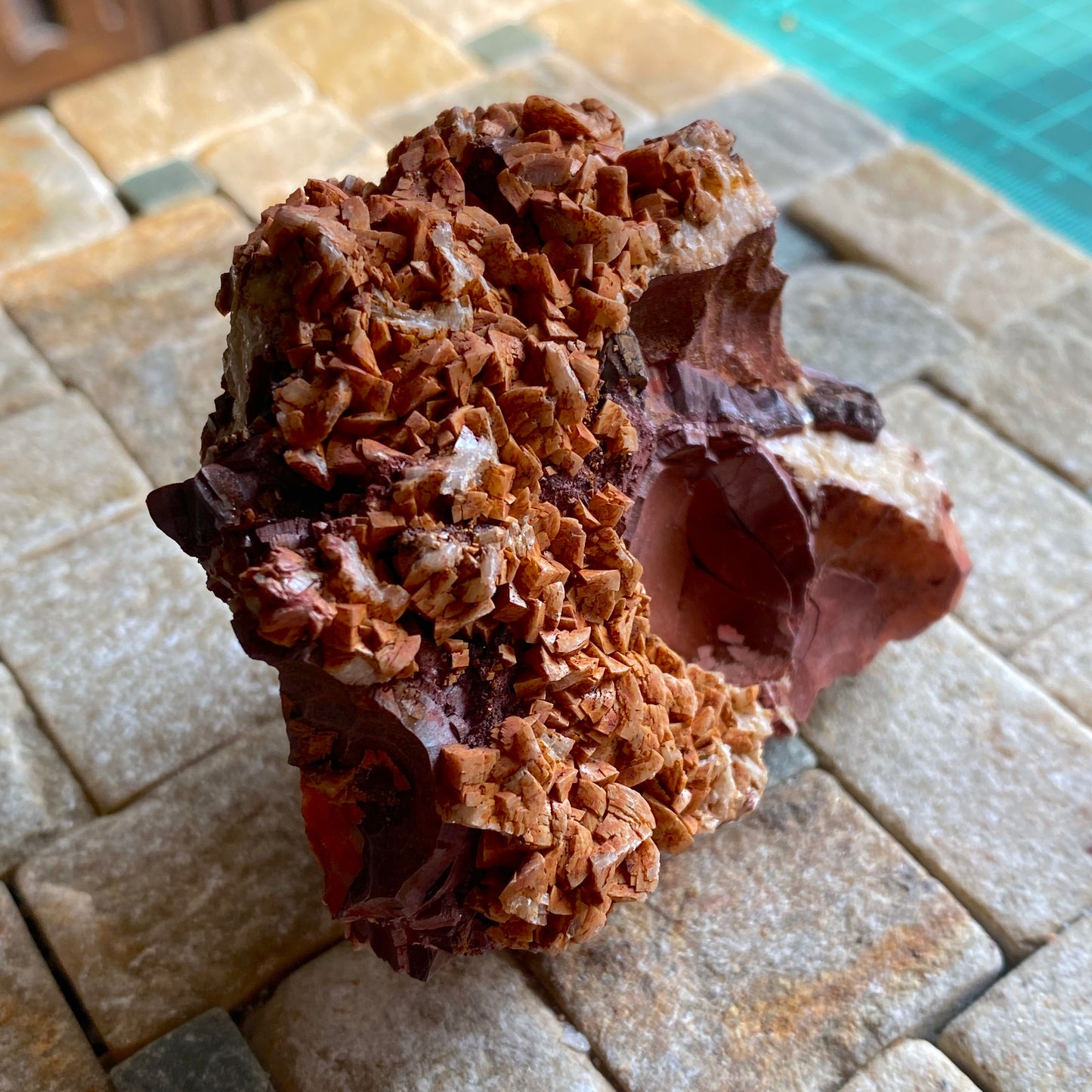 DOLOMITE/HEMATITE/QUARTZ - EGREMONT, COPELAND, CUMBRIA 194g MF2058