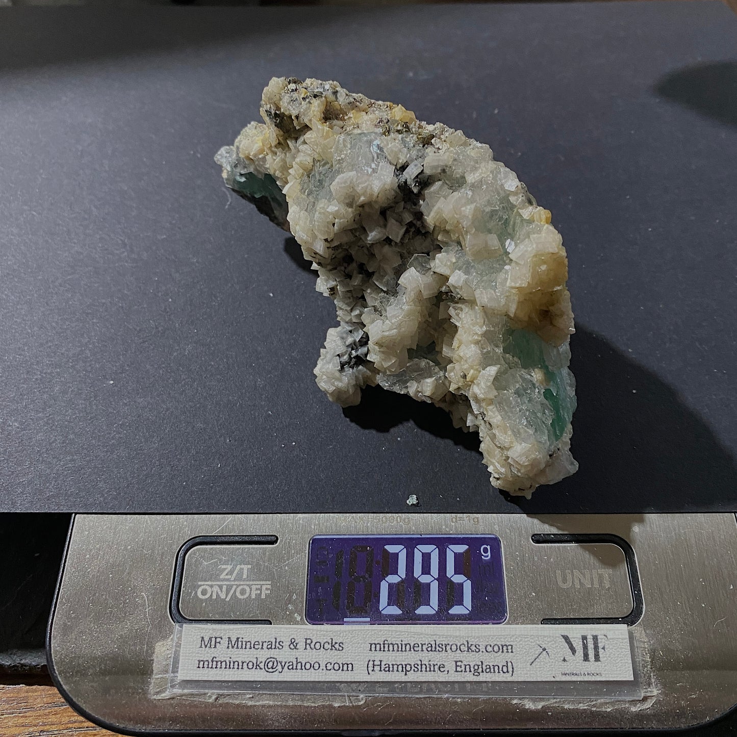 FLUORITE/DOLOMITE ETC IMPRESSIVE SPECIMEN FROM SHANGBAO MINE, CHINA 294g MF6968