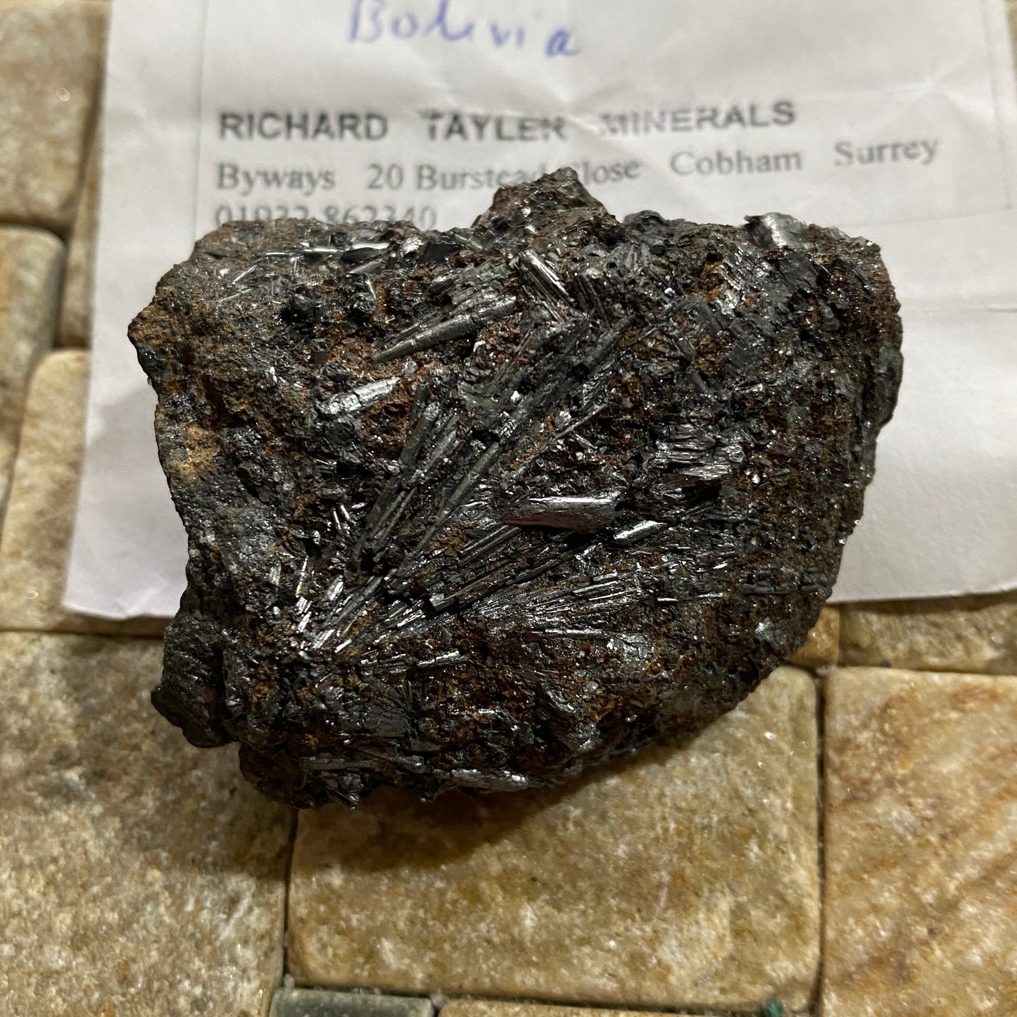 ZINKENITE : SAN JOSE MINE, ORURO, BOLIVIA 67g MF4645