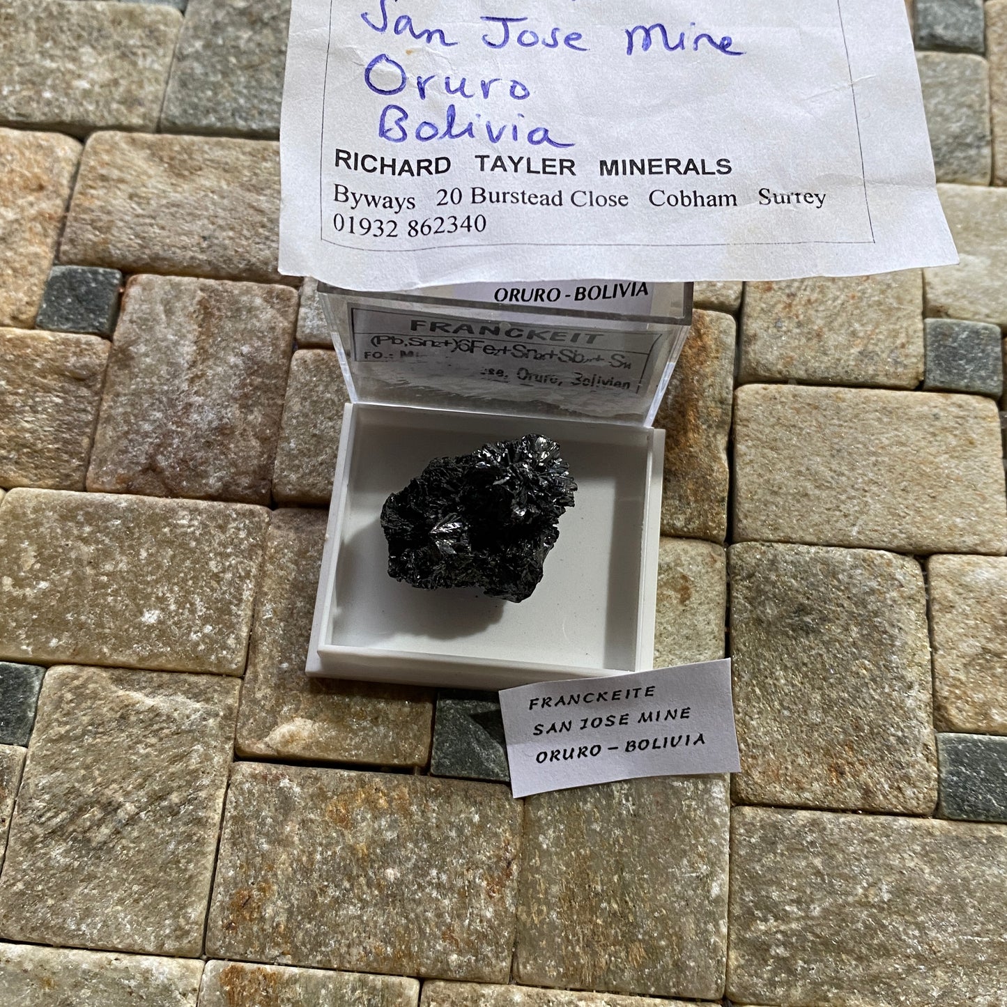 FRANCKEITE : SAN JOSE MINE, ORURU, BOLIVIA. MF4650