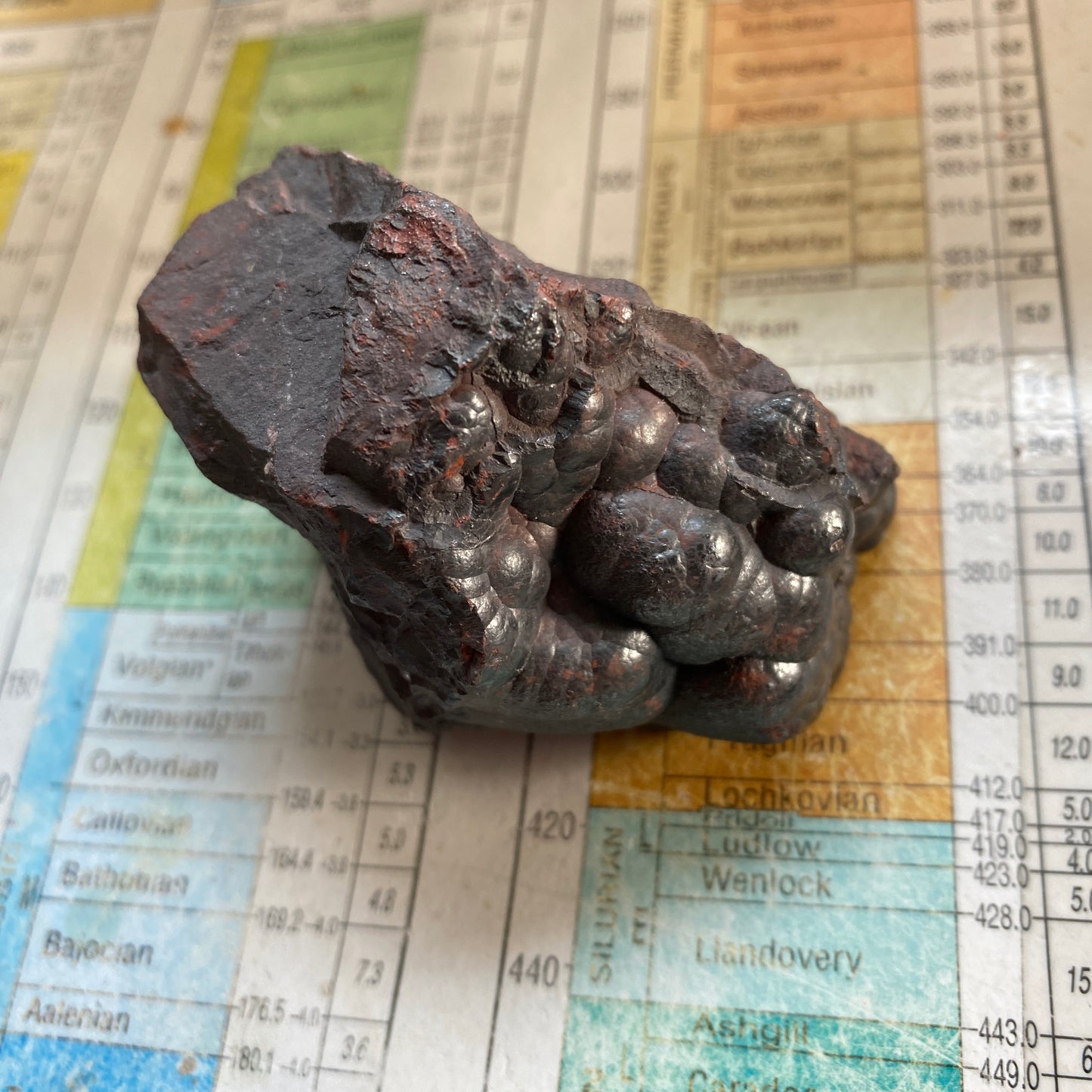 HEMATITE KIDNEY ORE. FLORENCE MINE, CUMBRIA. 258g MF1430