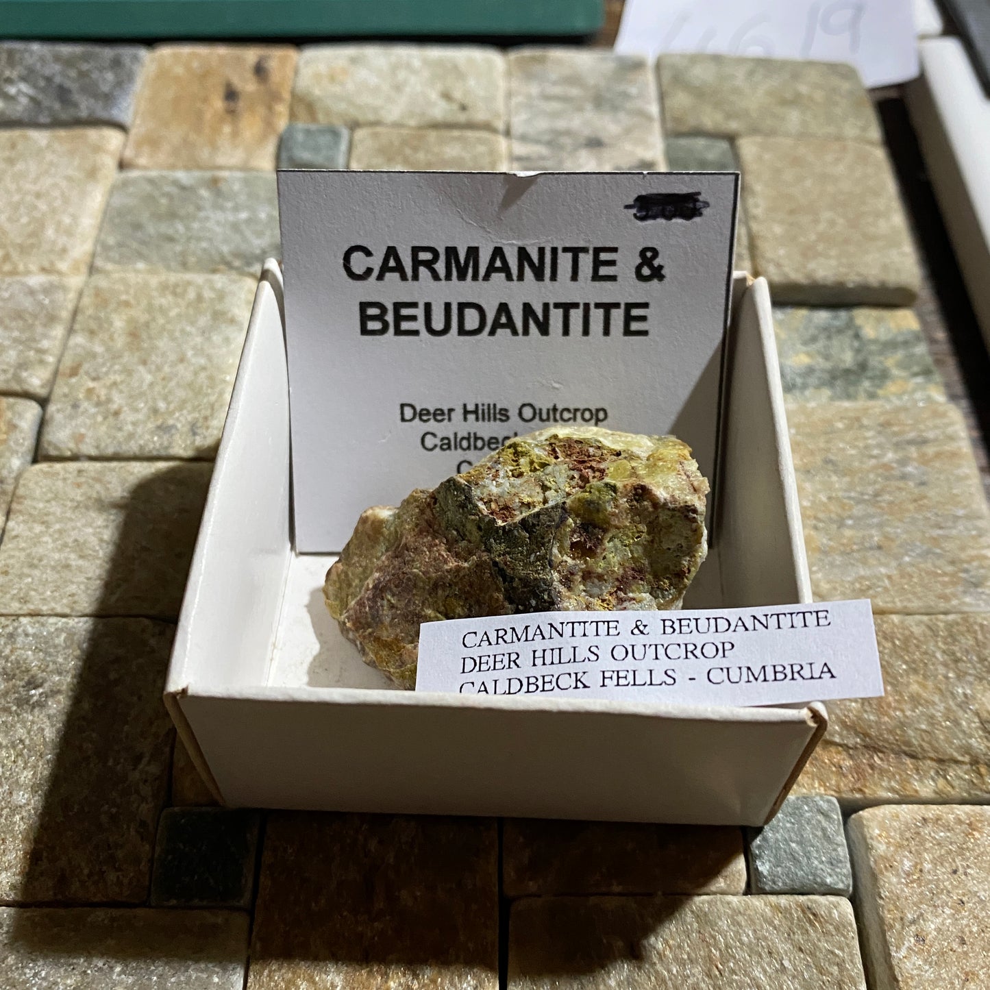 CARMANTITE & BEUDANTITE : CALDBECK FELLS, CUMBRIA, ENGLAND 35g MF4619