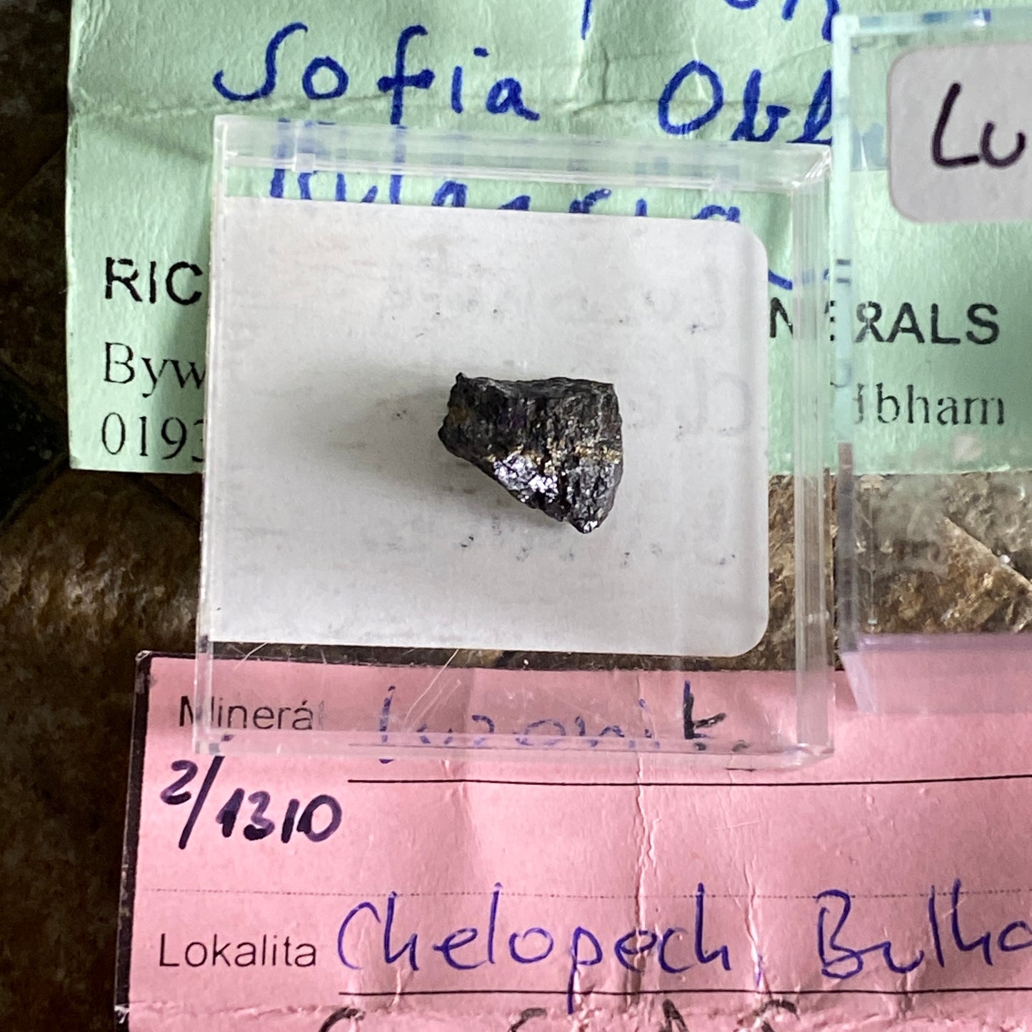 LUZONITE RARE SPECIMEN FROM CHELOPECH MINE, BULGARIA 1g MF1461