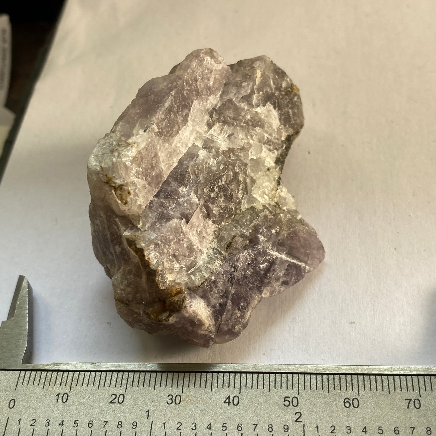 FLUORITE,: FRAZERS HUSH MINE, ROOKHOPE, COUNTY DURHAM. ENGLAND 119g MF1479