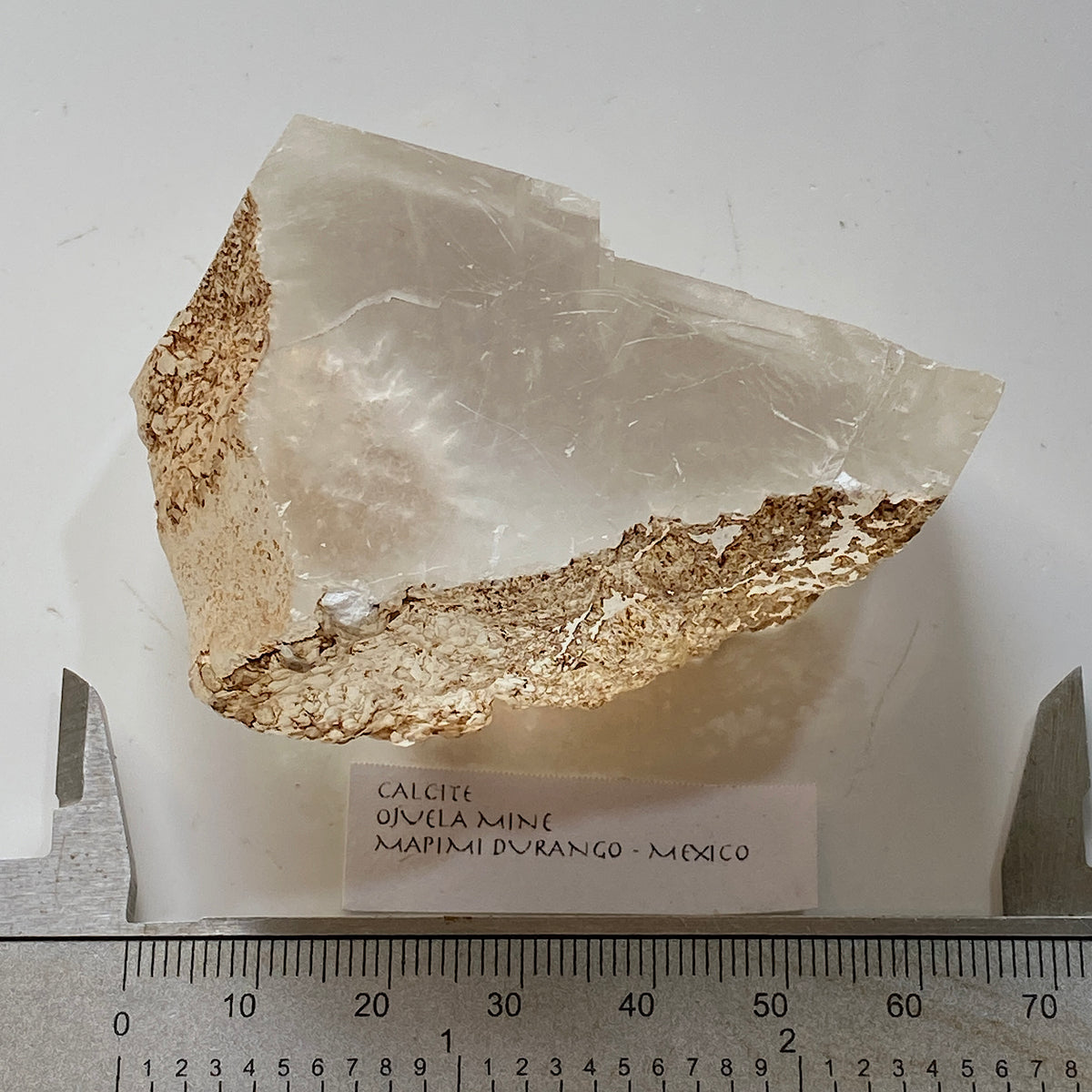 CALCITE MOST UNUSUAL : OJUELA MINE, MAPIMI, DURANGO, MEXICO 135g. MF5378