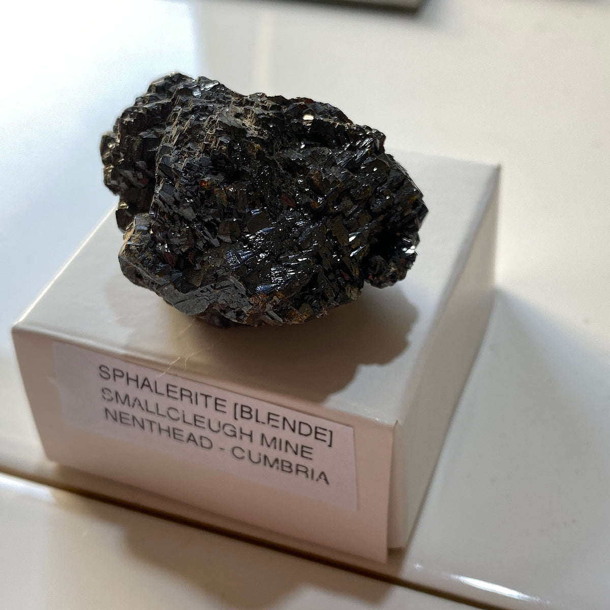 SPHALERITE (BLENDE) SOLID ; SMALLCLEUGH MINE, NENTHEAD, ALSTON MOOR, CUMBRIA 62g MF5386