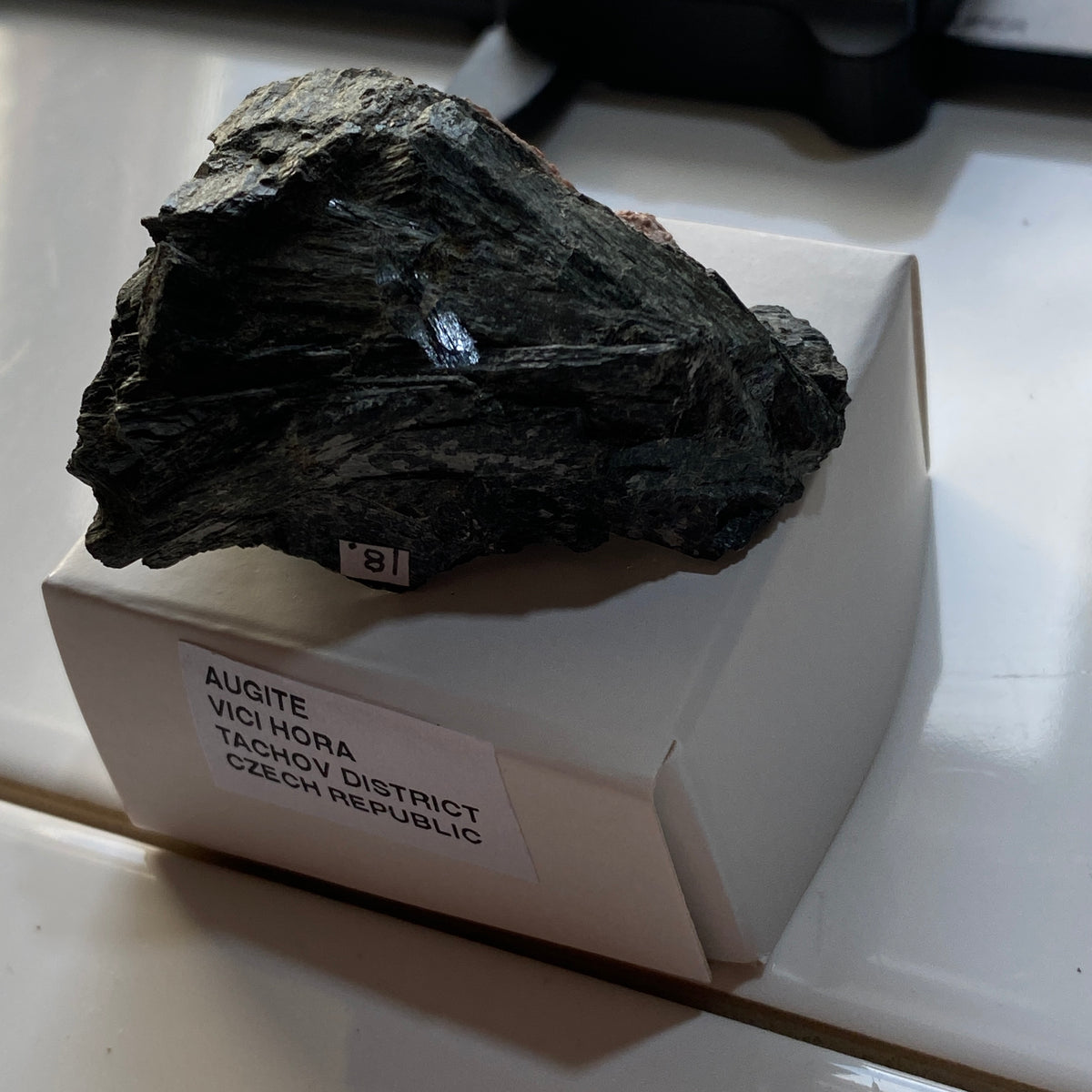 AUGITE : VICI HORA, TACHOV DISTRICT, CZECH REPUBLIC. 55g MF5396