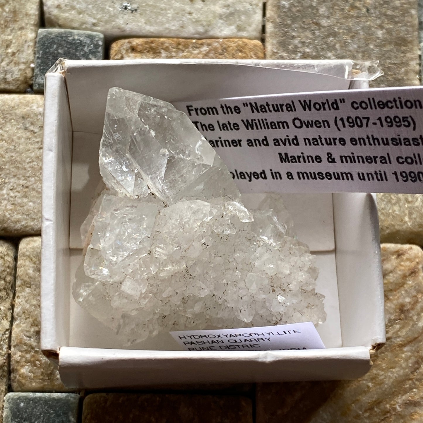 HIDROXIAPOFILITA RARO EXCELENTE CLARIDAD DE LA INDIA 22g MF803