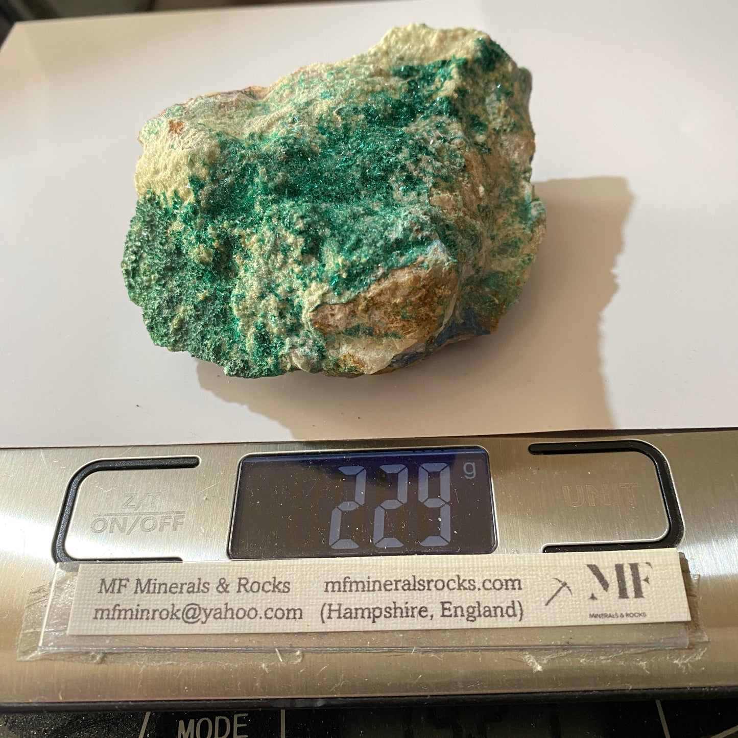 BROCHANTITE - GOULMIMA, ER RACHIDIA PROVINCE, MOROCCO - AFRICA 229g MF9773