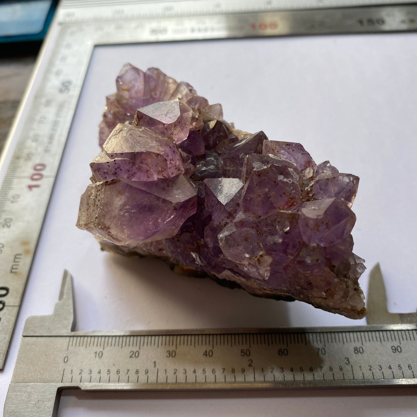 AMETHYST WITH GOETHITE INCLUSIONS - RIO GRANDE DO SUL, BRAZIL 264g MF991