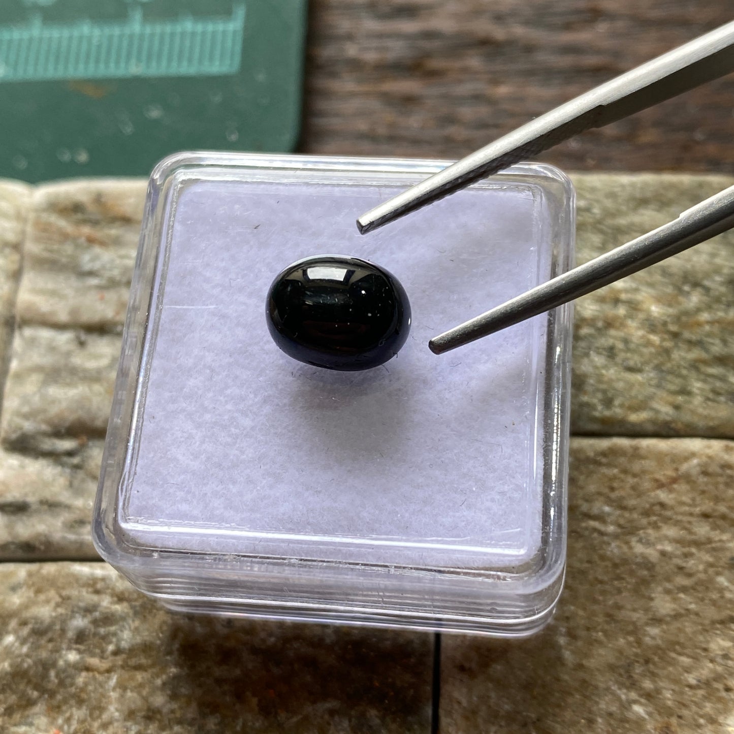DIOPSIDE BLACK NATURAL GEMSTONE - ALCHURI, SHIGAR VALLEY, PAKISTAN. 3.15Ct. MFH5224