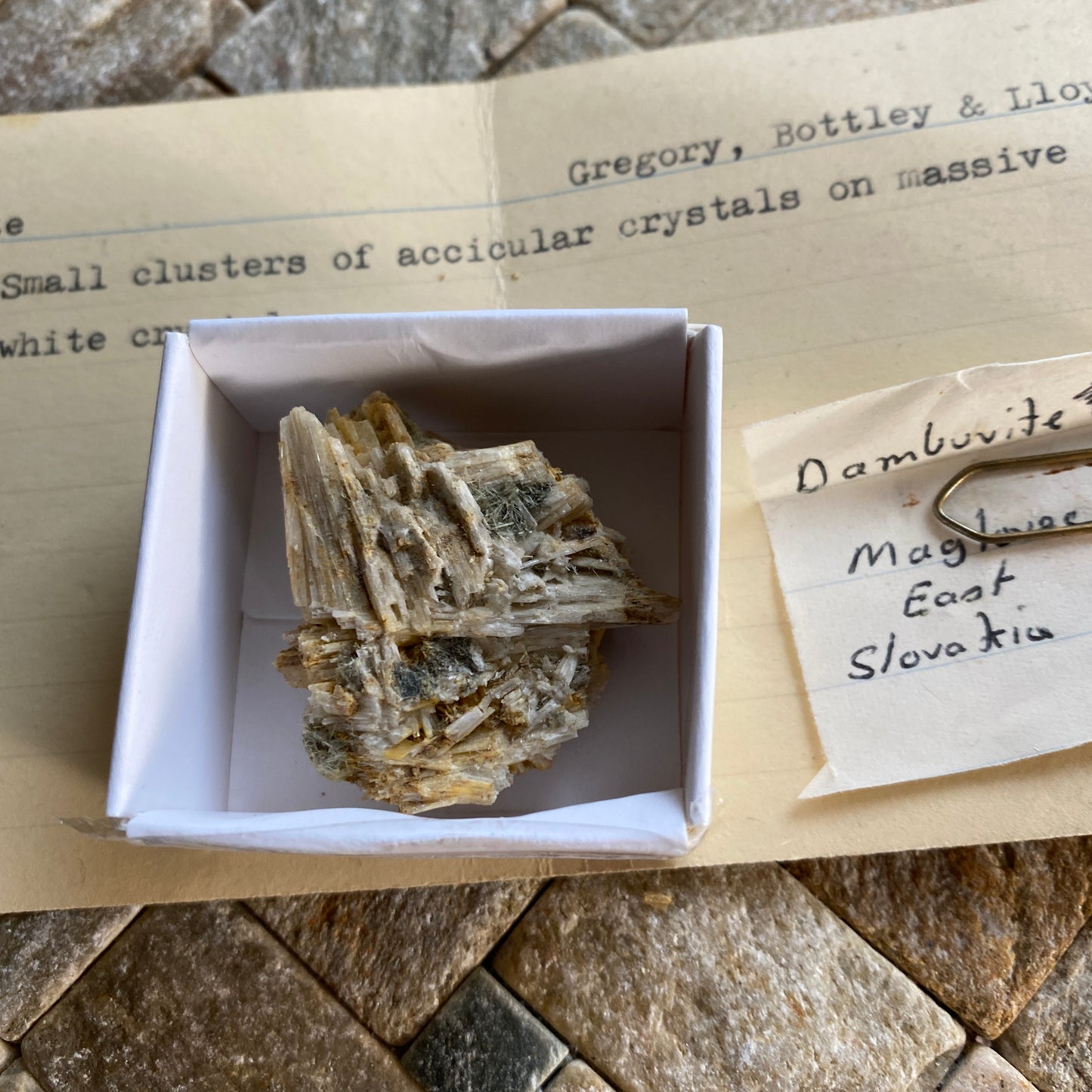 DANBURITE ON MATRIX - MAGLOVEC, SLOVAKIA 12g. MF2347