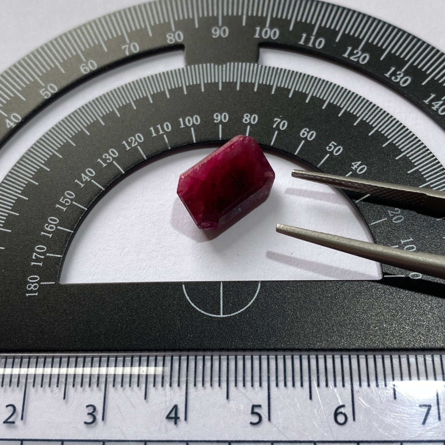 RUBY CORUNDUM NATURAL GEMSTONE - KARNATAKA, INDIA 10.45Ct. MFG5237