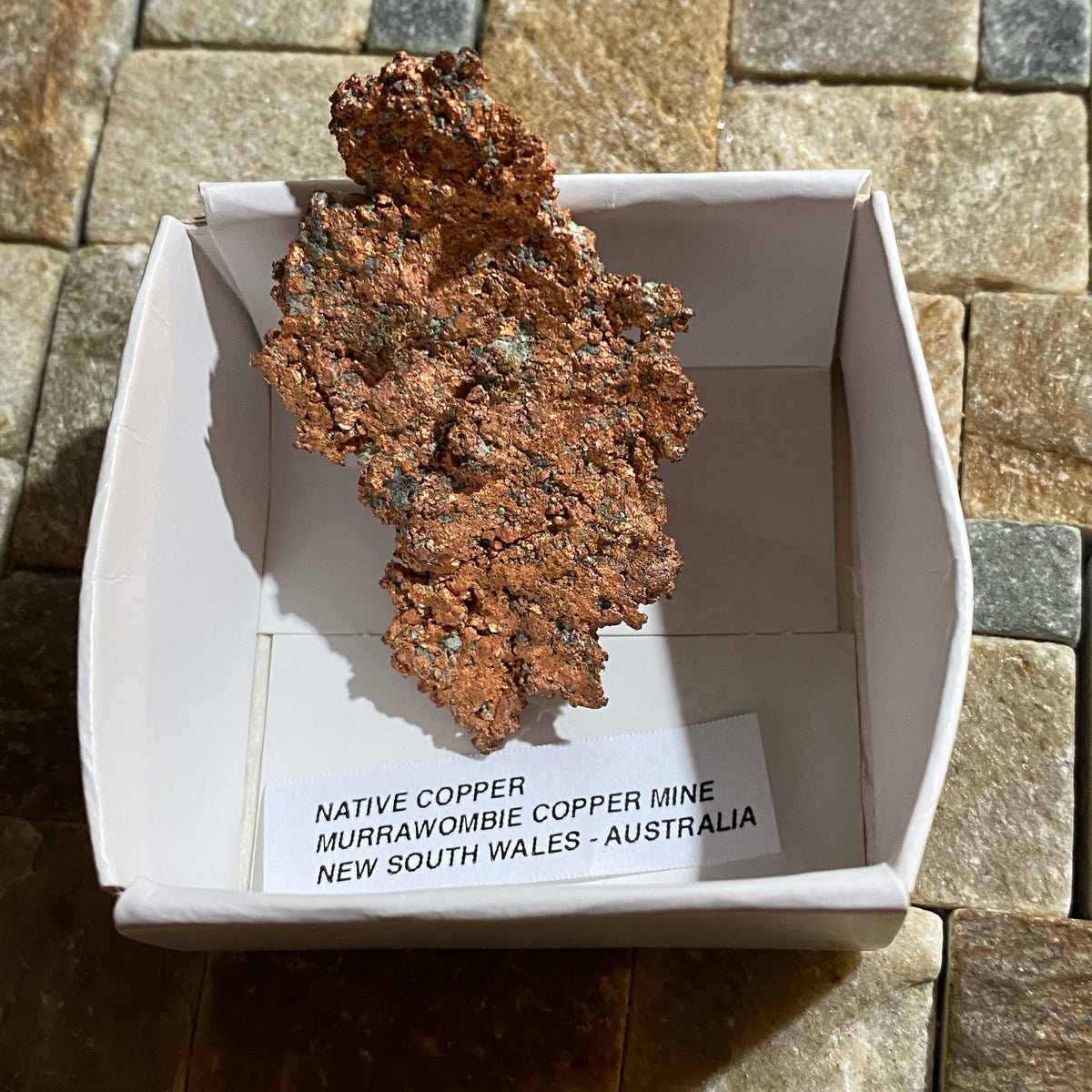 NATIVE COPPER : MURRAWOMBIE COPPER MINE, CANBELEGO, N.S.W. AUSTRALIA 16g MF5459