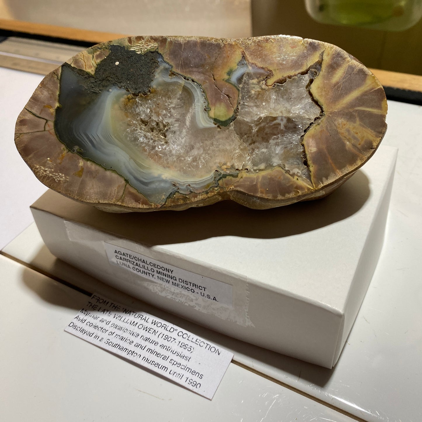 AGATE-CHALCEDONY QUARTZ - CARRIZALILLO, LUNA COUNTY, NEW MEXICO, U.S.A. 485g MF924