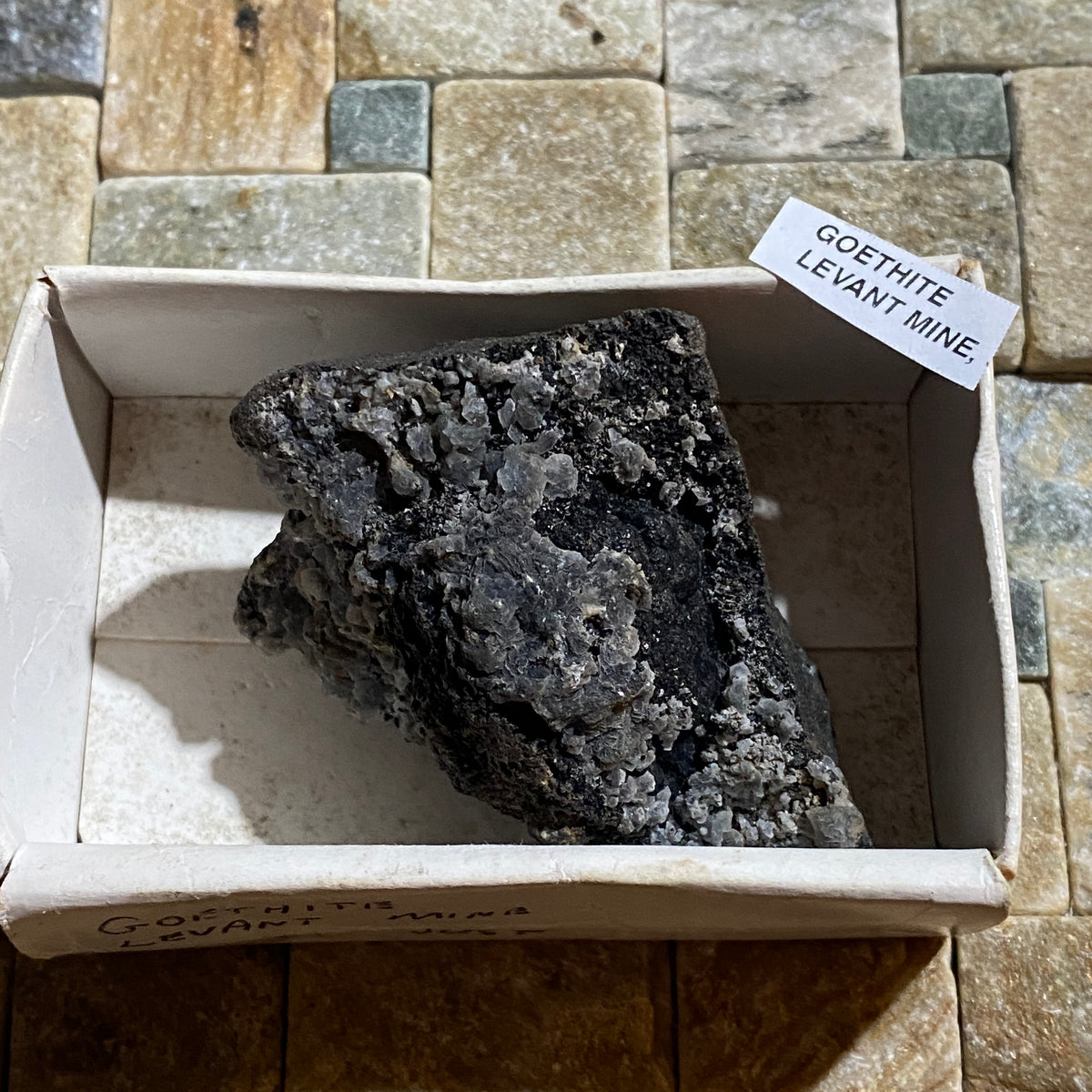 GOETHITE : LEVANT MINE, ST JUST, CORNWALL, ENGLAND 101g MF5476