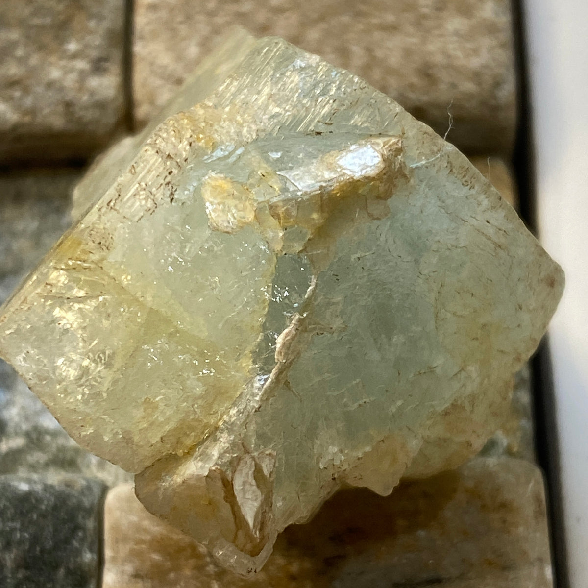 BERYL : PINGWU BERYL MINE, PINGWU COUNTY, SICHUAN, CHINA 18g MF5479