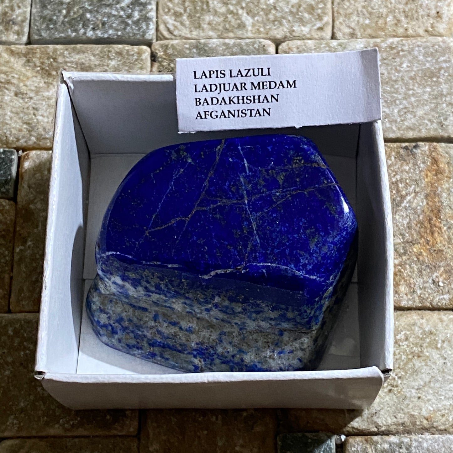 LAPIS LAZULI - LADJUAR MEDAM, BADAKHSHAN, AFGHANISTANN 59g MF4317