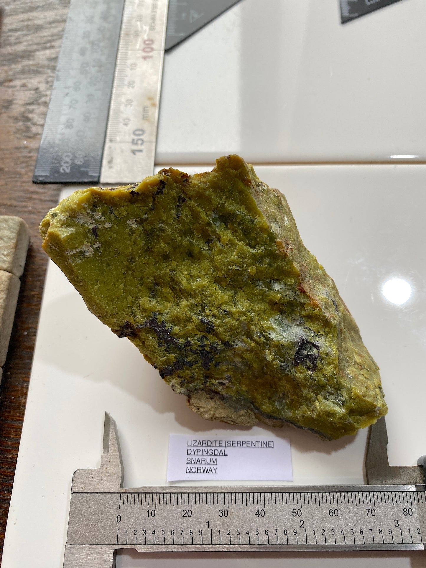 LIZARDITE : DYPINGDAL, SNARUM, NORWAY. 232g MF4851