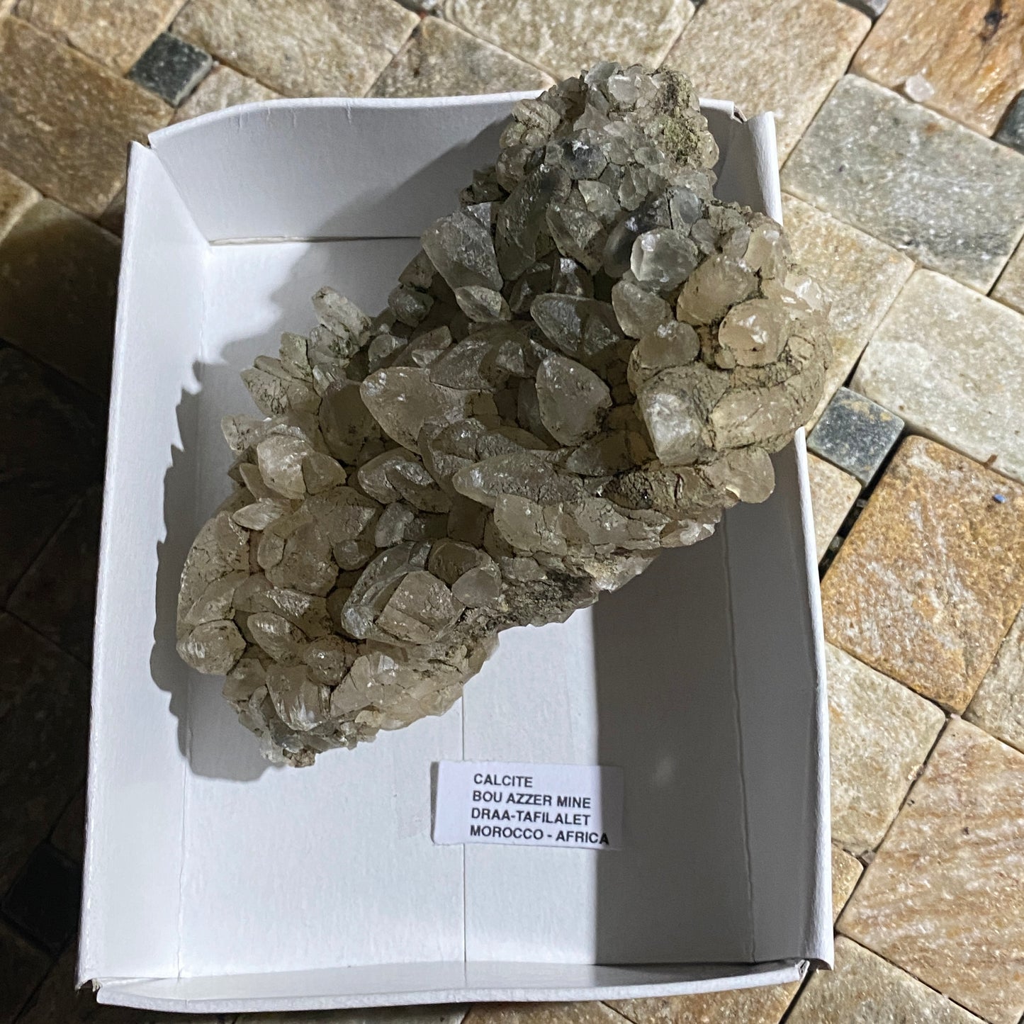 CALCITE - BOU AZZER MINE, DRAA-TAFILALET, MOROCCO, AFRICA 184g MF2139