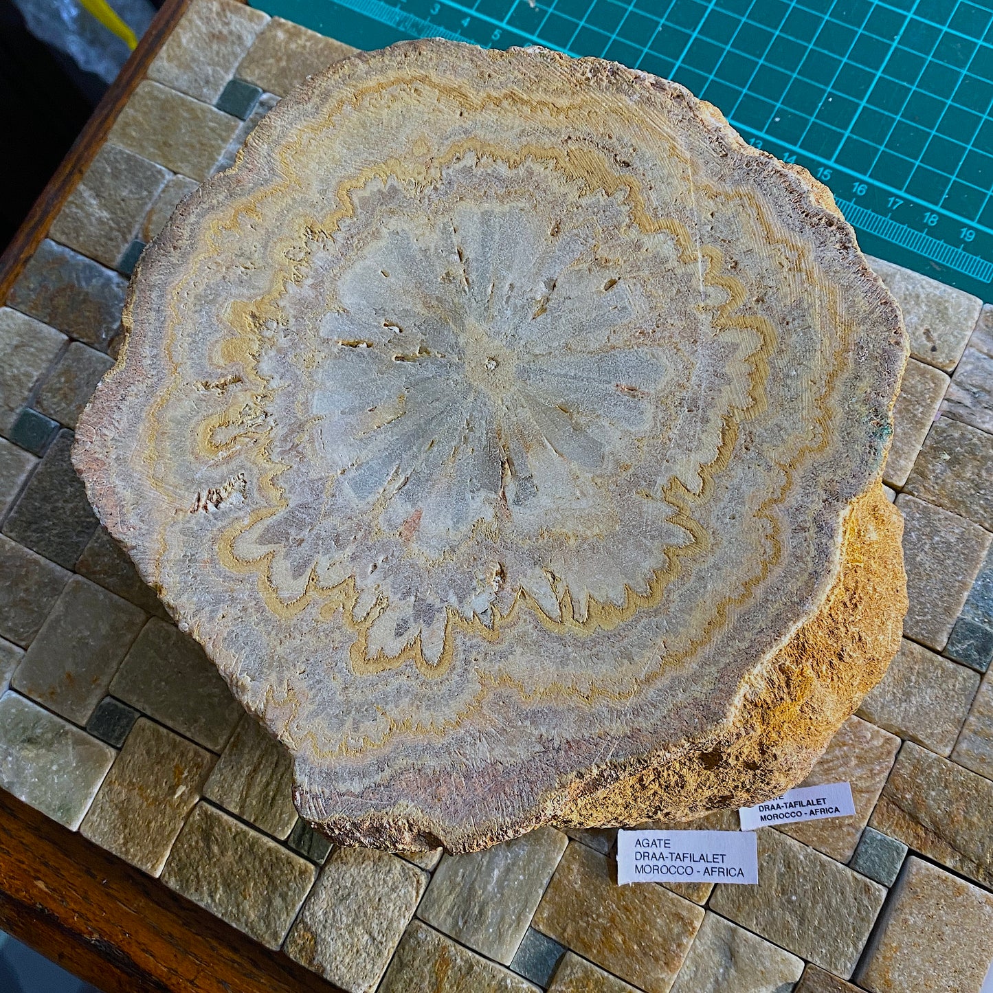 AGATE - AMERZGANE CERCE, DRAA-TAFILALET, MOROCCO, AFRICA HEAVY 4470g MF2135