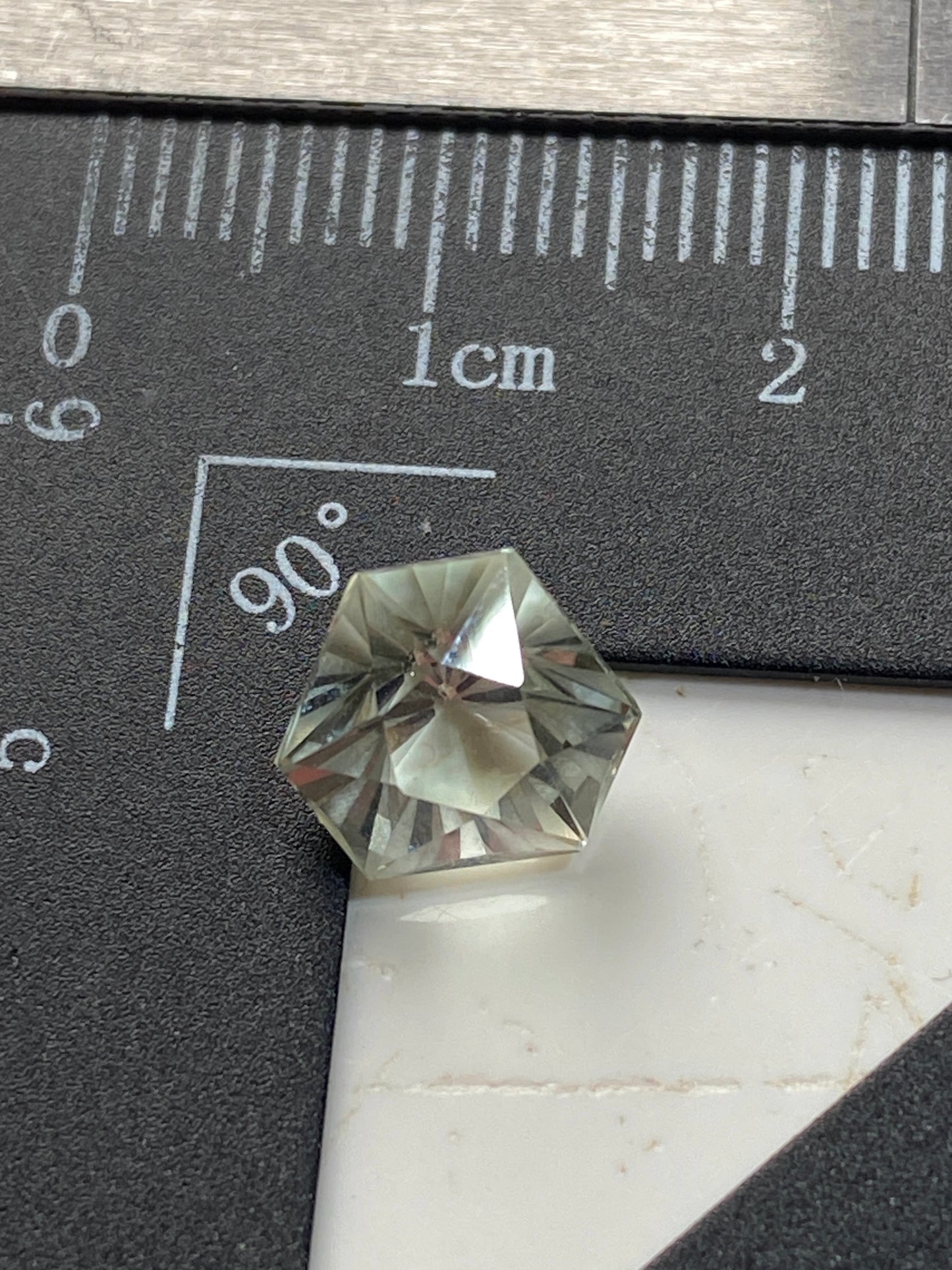 PRASIOLITE QUARTZ NATURAL GEMSTONE : BAHIA, BRAZIL 2.47Ct. MFG4885
