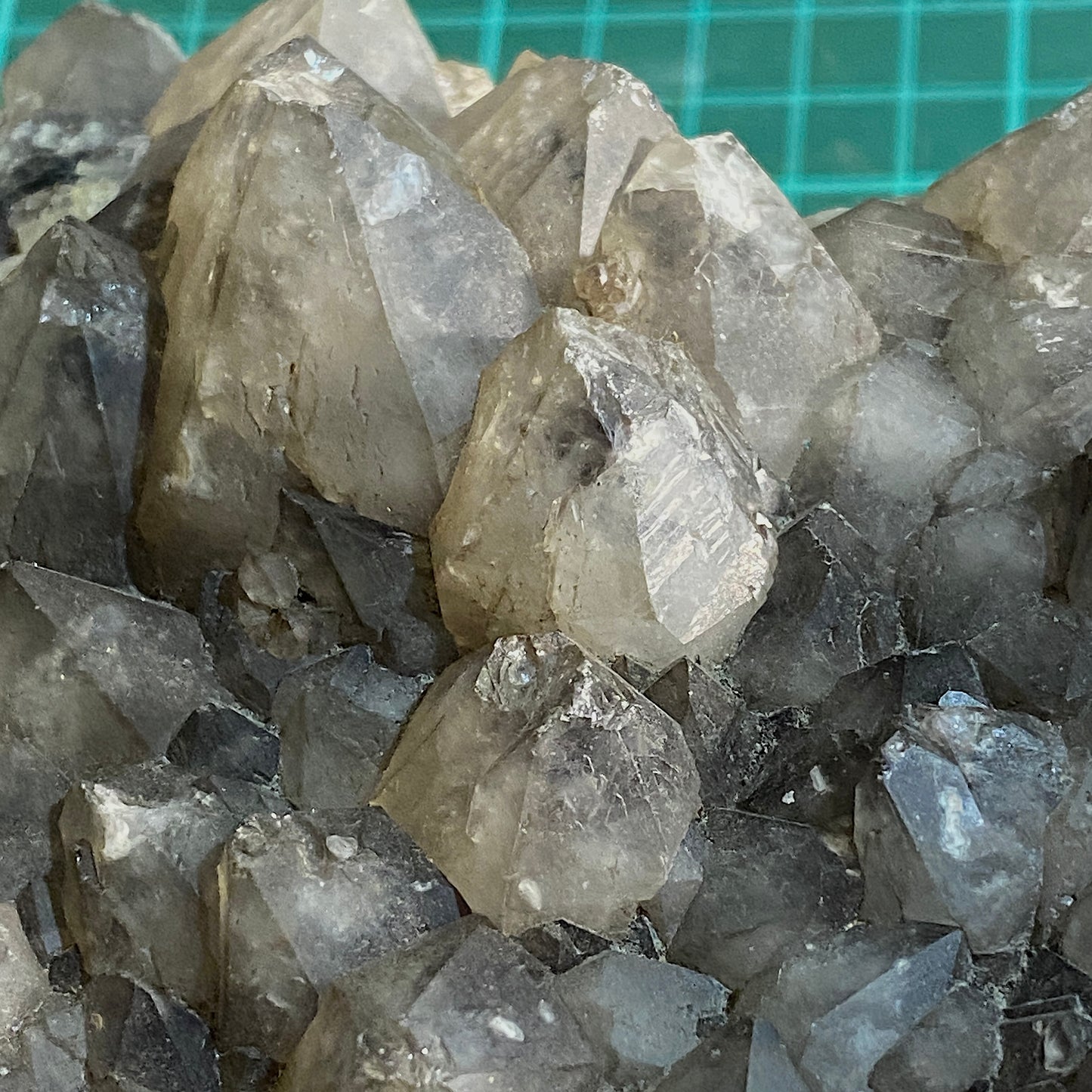 QUARTZ CRYSTAL ASSEMBLAGE - ROSTOWRACK PIT, CORNWALL HEAVY 2937g MF4039