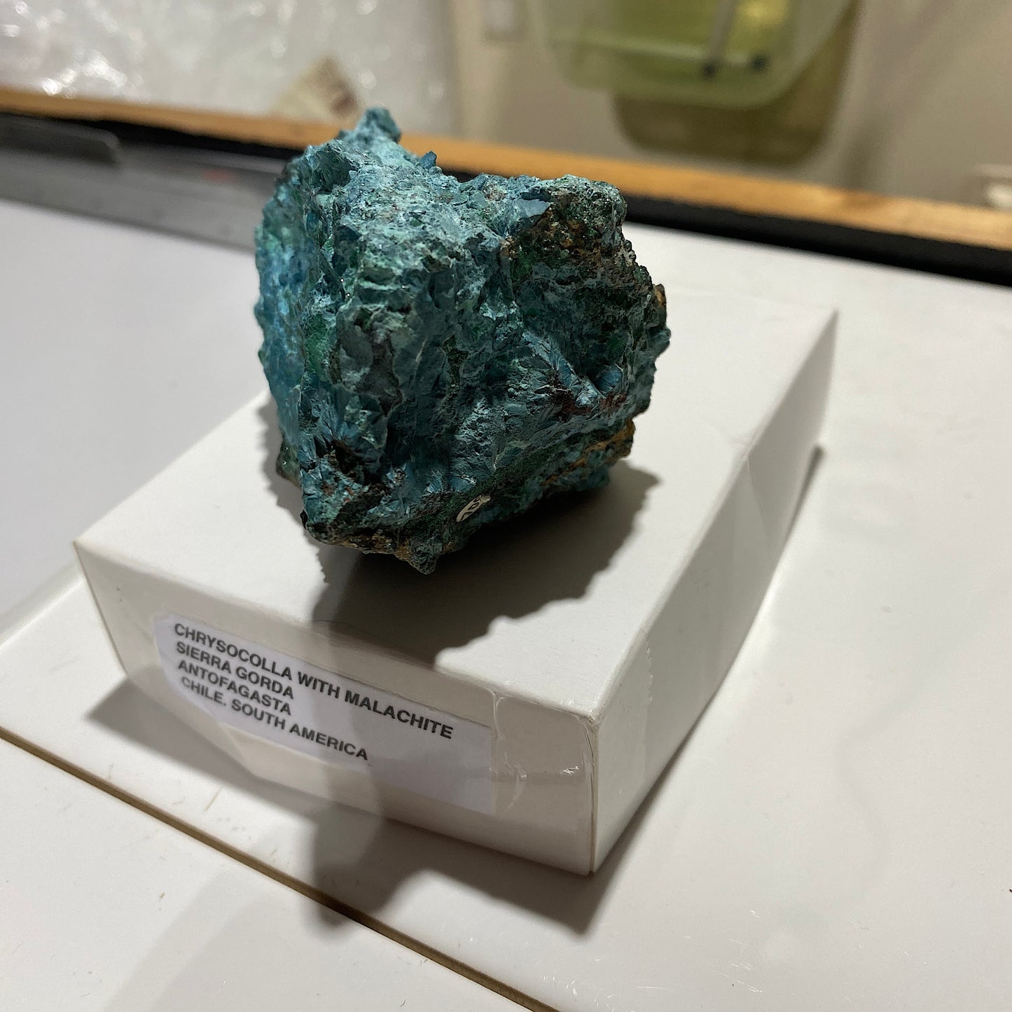 CHRYSOCOLLA WITH MALACHITE- SIERRA GORDA, ANTOFAGASTA, CHILE 226g mf1250