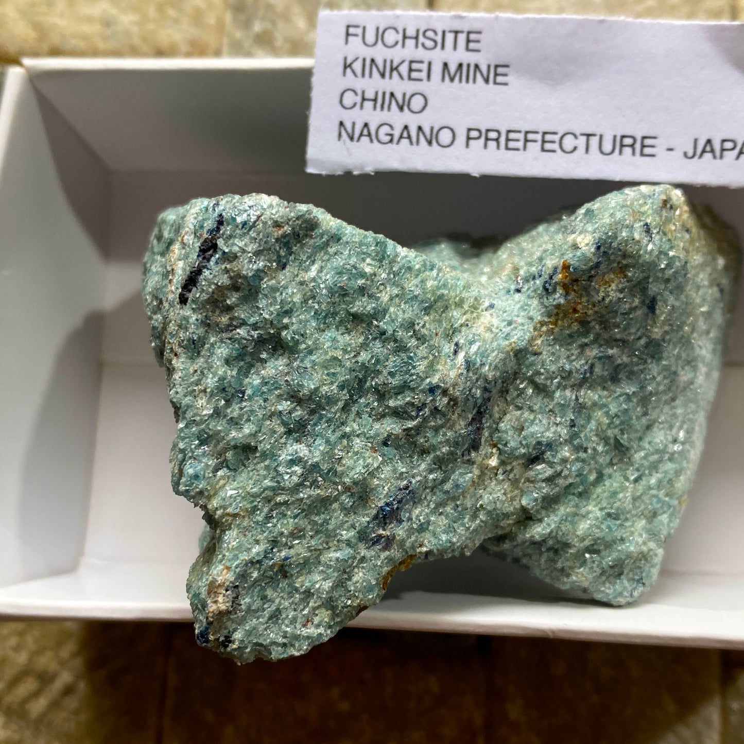 FUCHSITE - KINKEI MINE, CHINO, NAGANO, JAPAN. 135g. MF4361