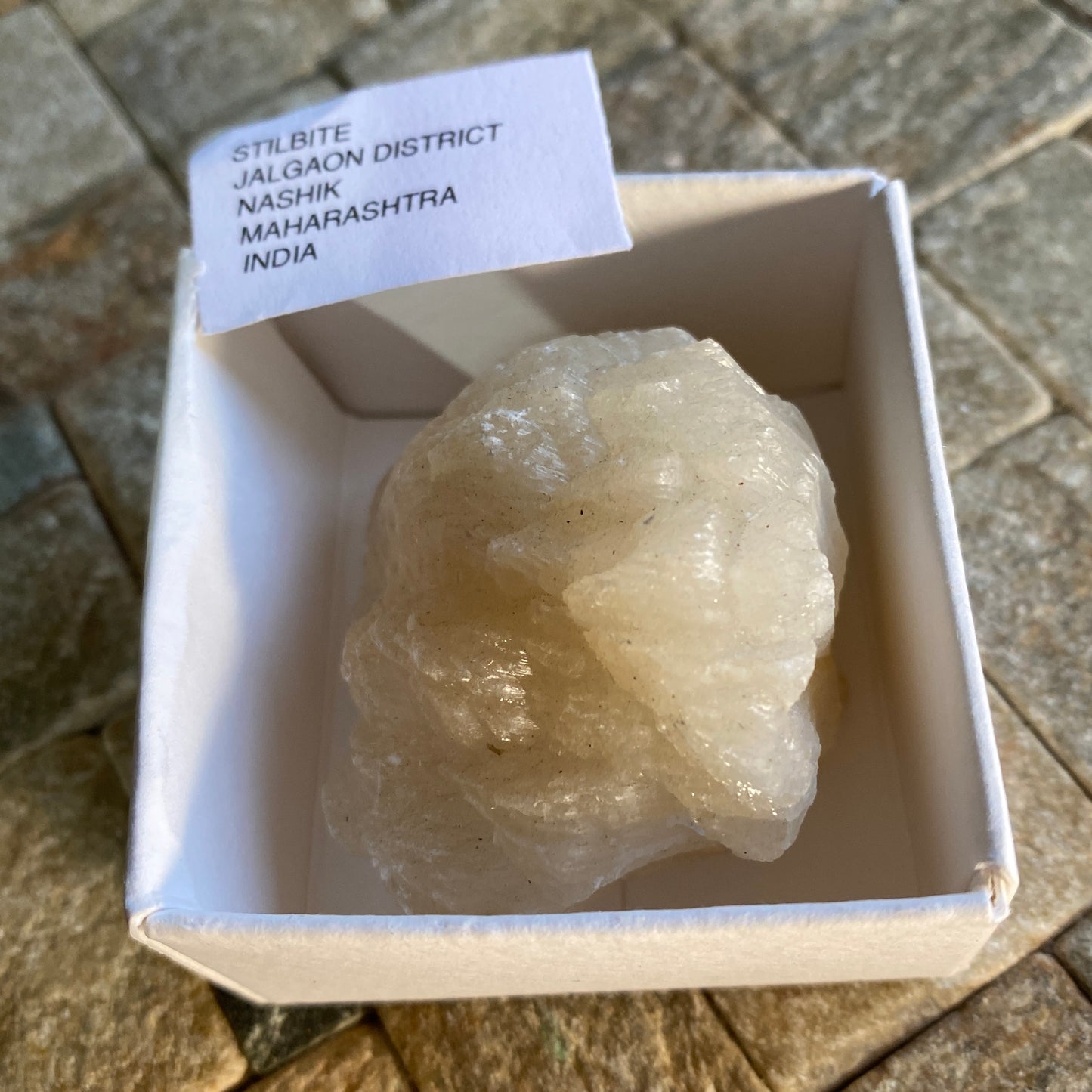 STILBITE FROM JALGAON, MAHARASHTRA, INDIA 52g MF1689