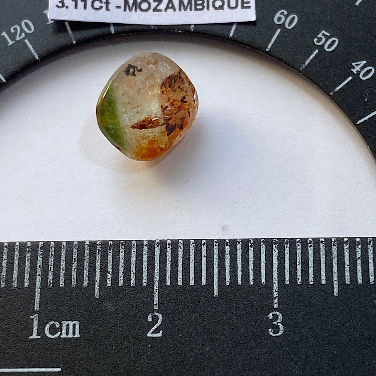 TOURMALINE NATURAL GEMSTONE : alto ligonna, mozambique 3.11Ct. MFG5446