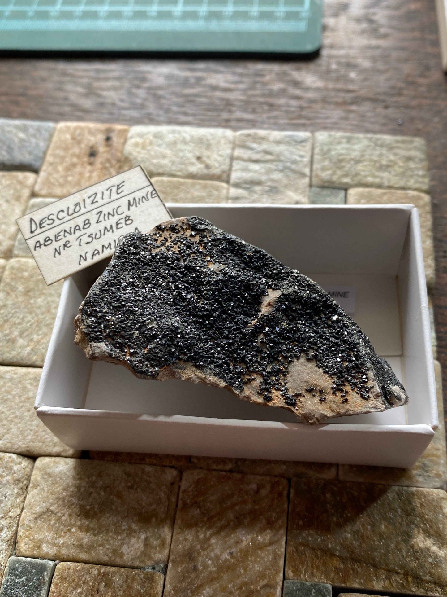 DESCLOIZITE : ABENAB ZINC MINE, TSUMEB, NAMIBIA 107g MF4947