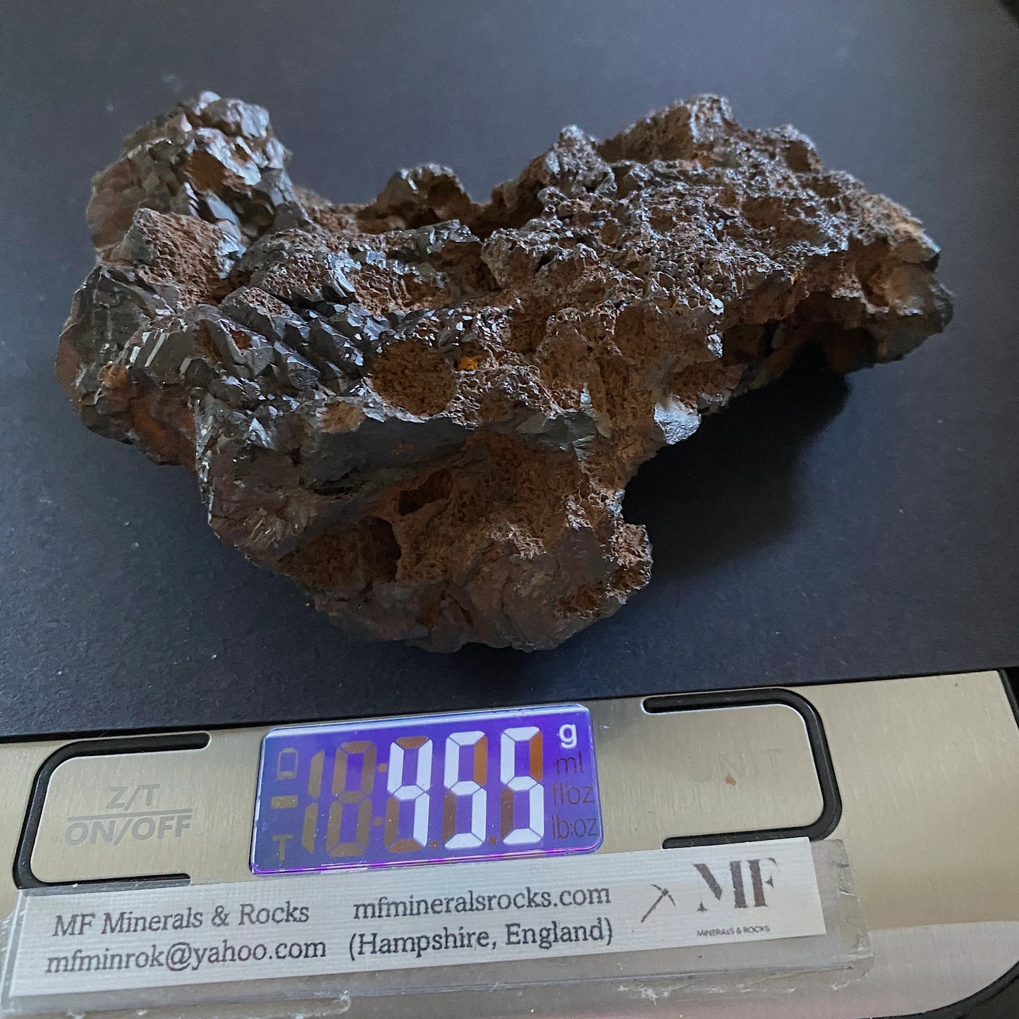 PSEUDOMORPHOUS GOETHITE FROM BLAENGWYNLAIS WALES 456g MF6050AA