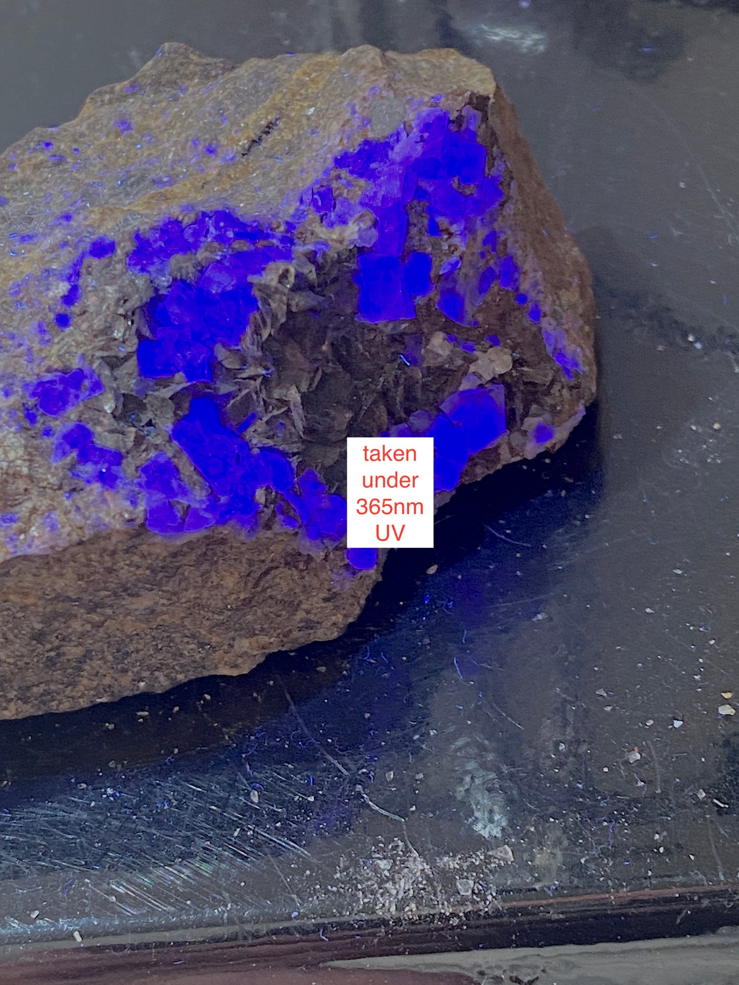 FLUORITE WITH SIDERITE : BOLTSBURN MINE, STANHOPE, CO DURHAM, ENGLAND 147g MF4975