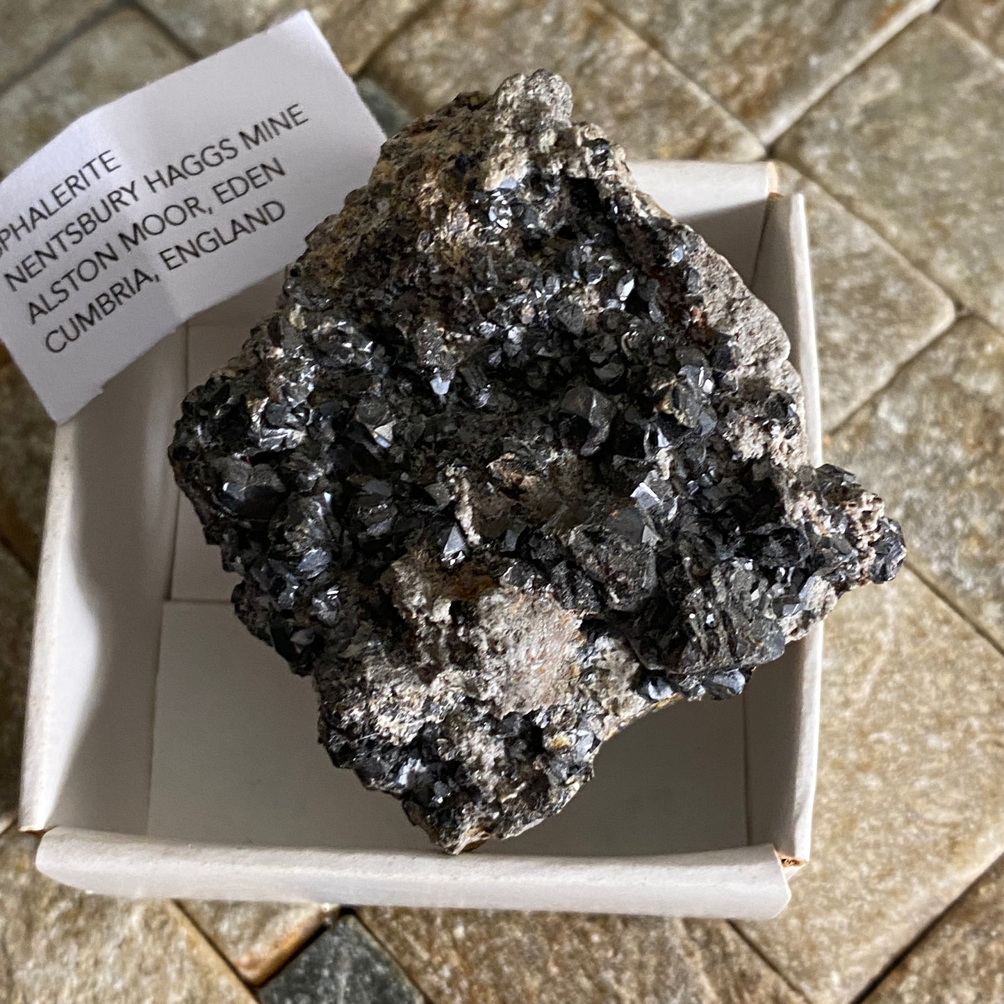 SPHALERITE, NENTSBURY HAGGS MINE, CUMBRIA 50g MF1789
