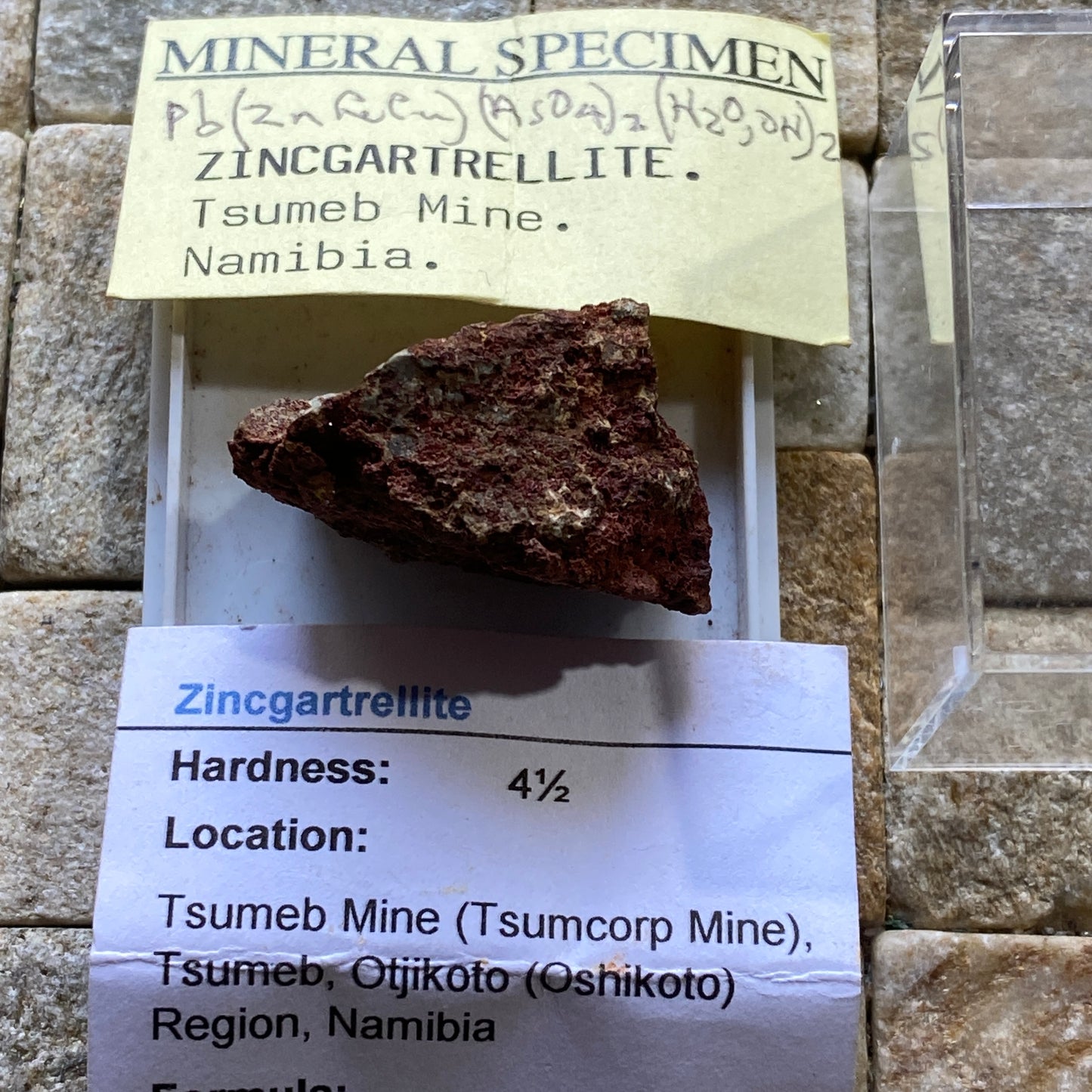 ZINCGARTRELLITE ON MATRIX - TSUMEB MINE, OSHIKOTO, NAMIBIA, AFRICA 13g. MF4390