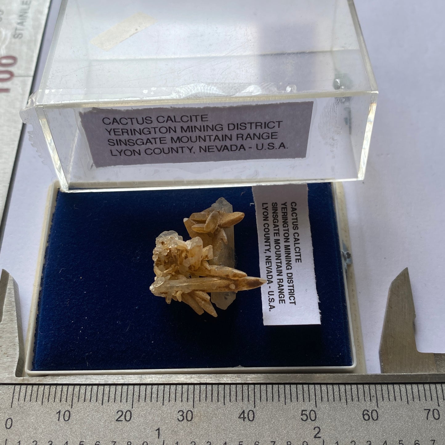 CACTUS CALCITE - YERINGTON MINING DISTRICT, NEVADA, U.S.A. MF4405