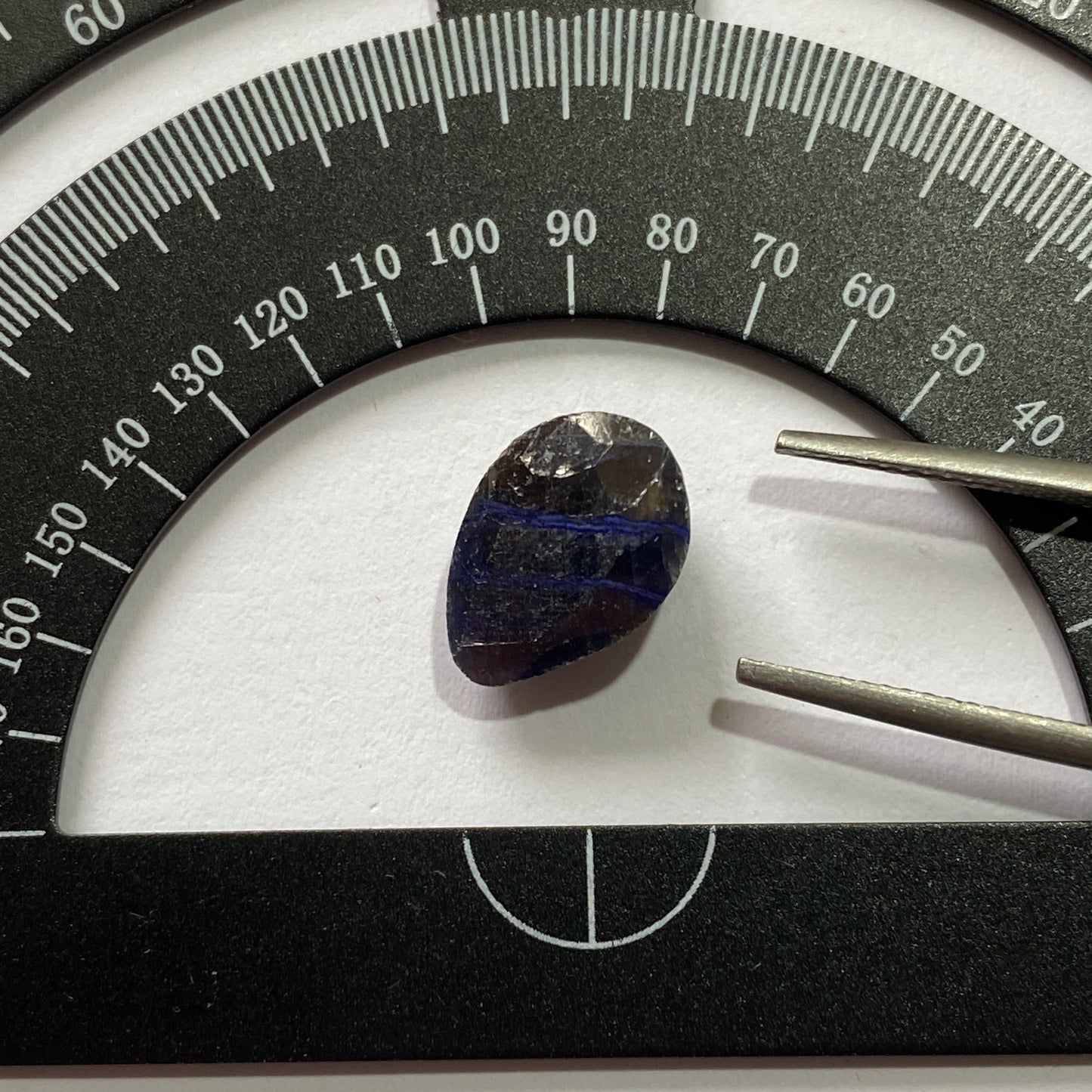 SAPPHIRE CORUNDUM NATURAL GEMSTONE - KASHMI, INDIA 6.20Ct MFG5096