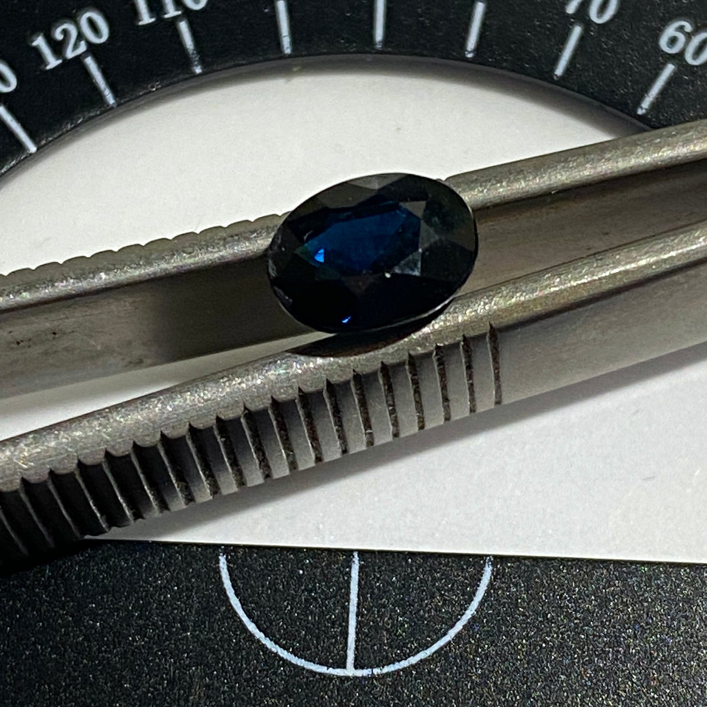 INDICOLITE TOURMALINE GEMSTONE - ITINGA, MINAS GERAIS, BRAZIL 1.25Ct. MFG5388