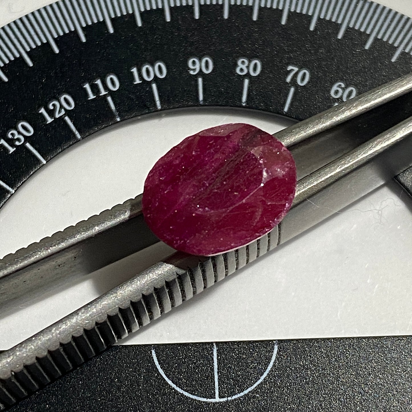 RUBY CORUNDUM NATURAL GEMSTONE - MUNDARARA MINE, LONGIDO, TANZANIA 5.45Ct MFG5380