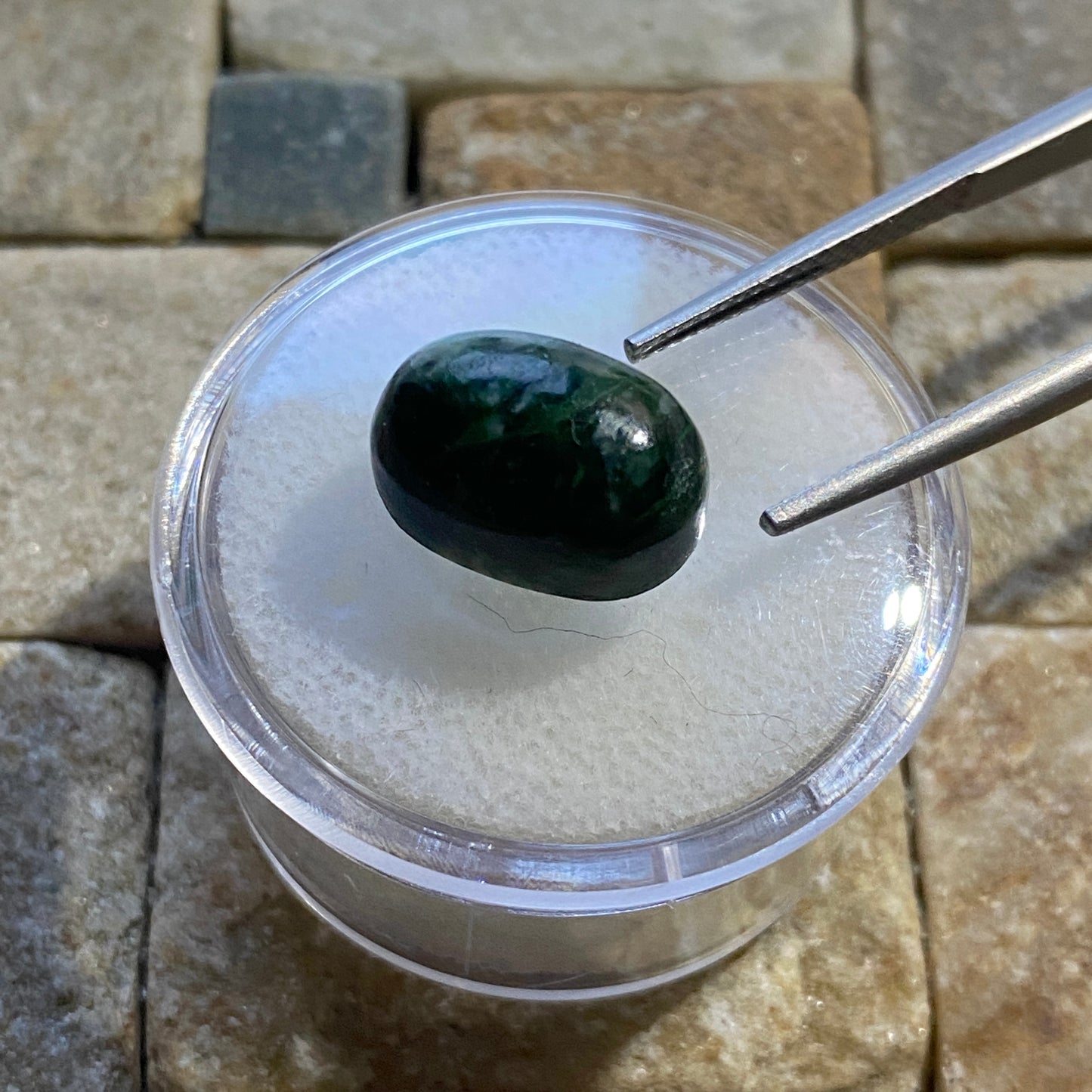 MALACHITE NATURAL GEMSTONE - NCHANGA MINE, ZAMBIA. 7.15Ct. MFG5413