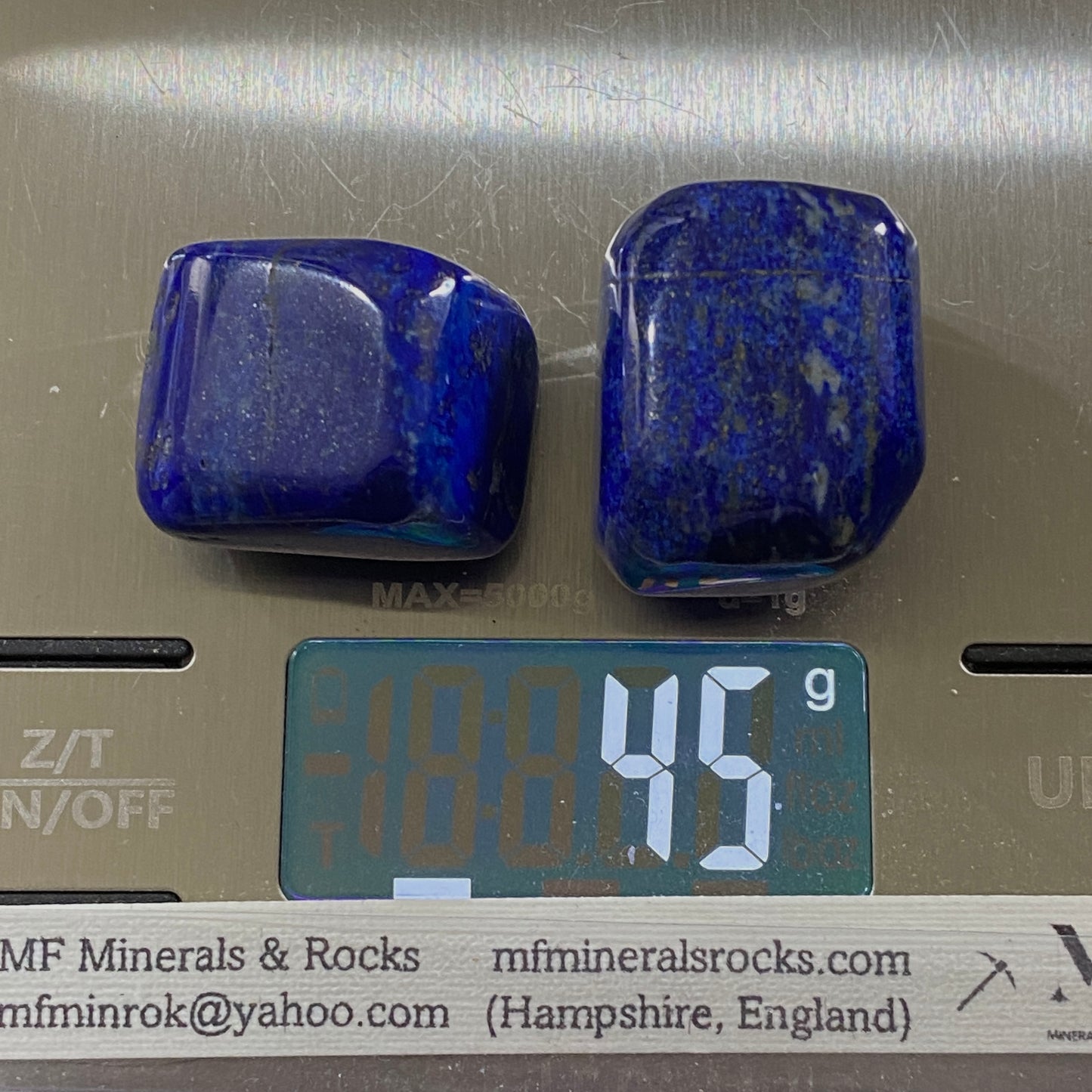 LAPIS LAZULI NATURAL GEMSTONES - LADJUAR MEDAM, AFGHANISTAN MFG5105