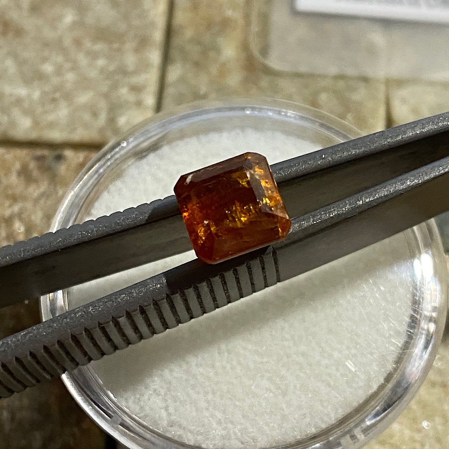 KYANITE RARE ORANGE GEMSTONE - MUSTANG DISTRICT, NEPAL 2.40Ct MFG5390