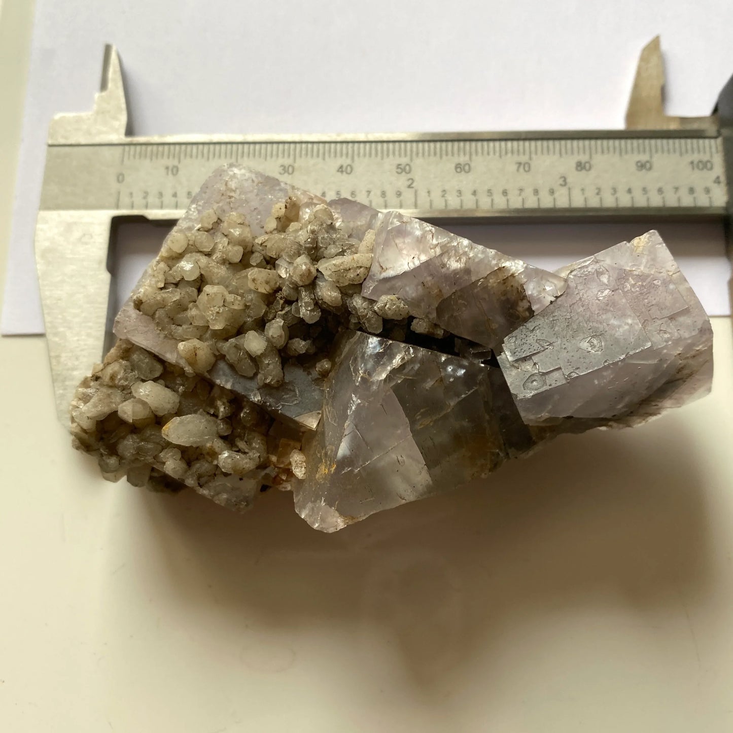 FLUORITE/CALCITE DE WEARDALE, CO DURHAM 179g MF6474